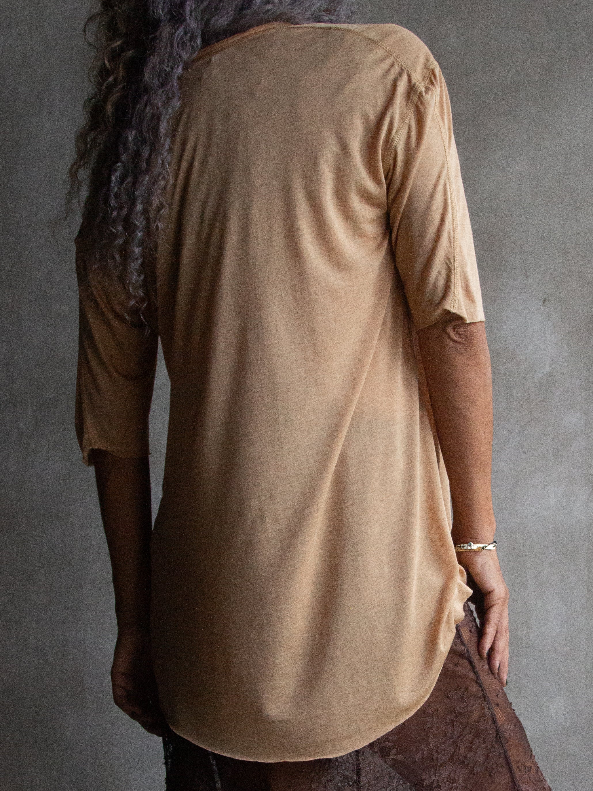 Muka T-Shirt Classic Modal Silk Mid Sleeve