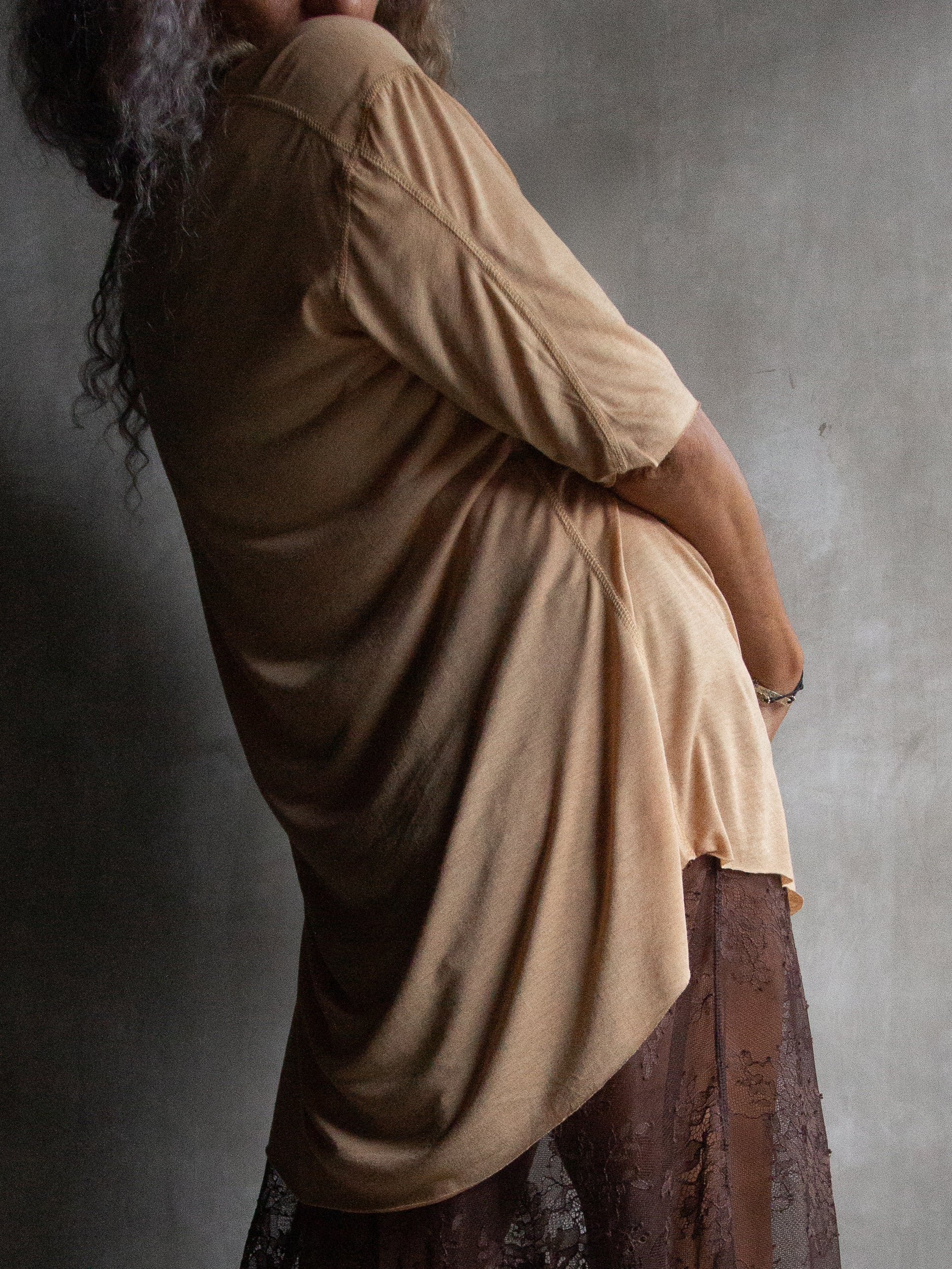 Muka T-Shirt Classic Modal Silk Mid Sleeve