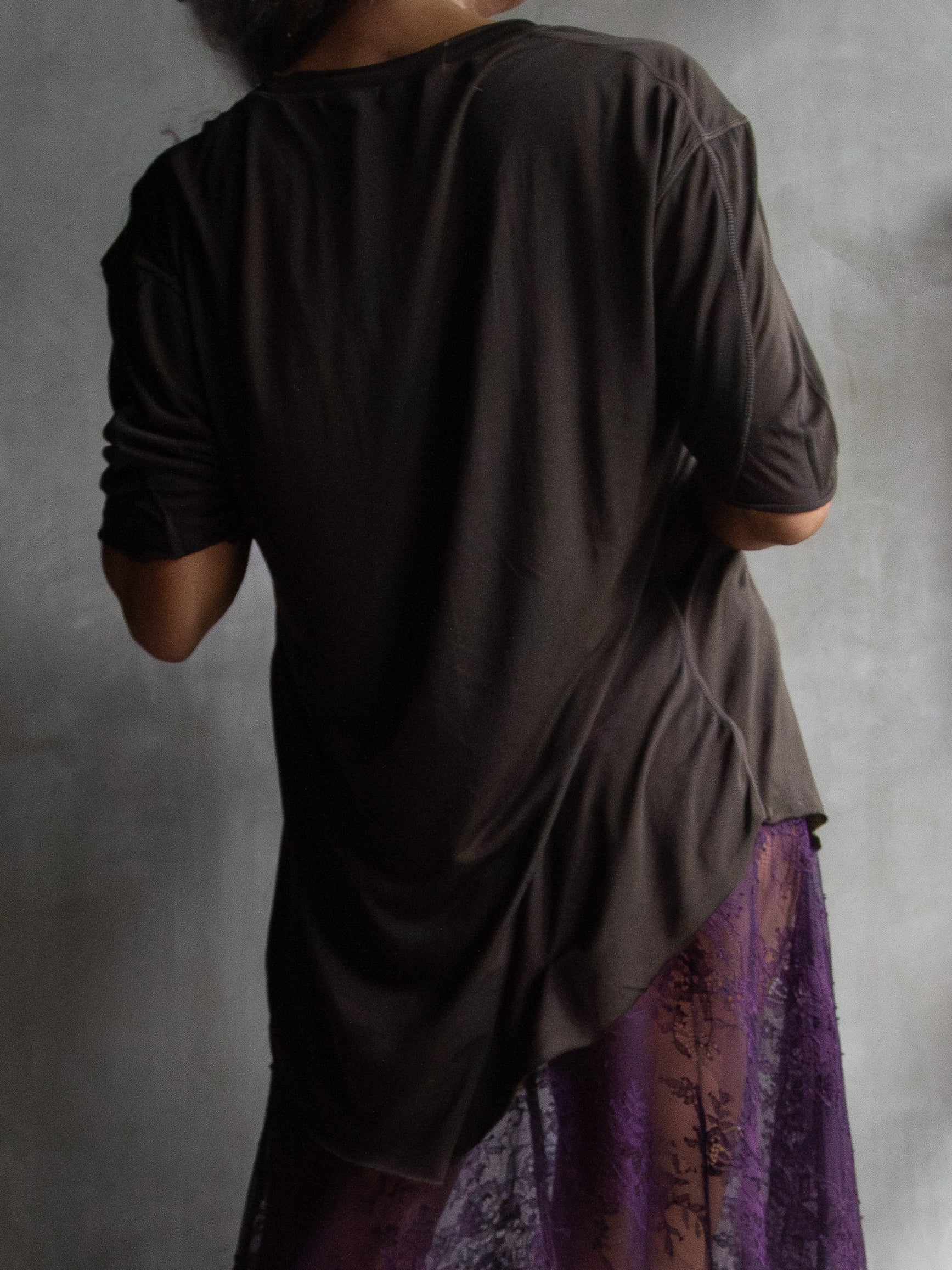 Muka T-Shirt Classic Modal Silk Mid Sleeve