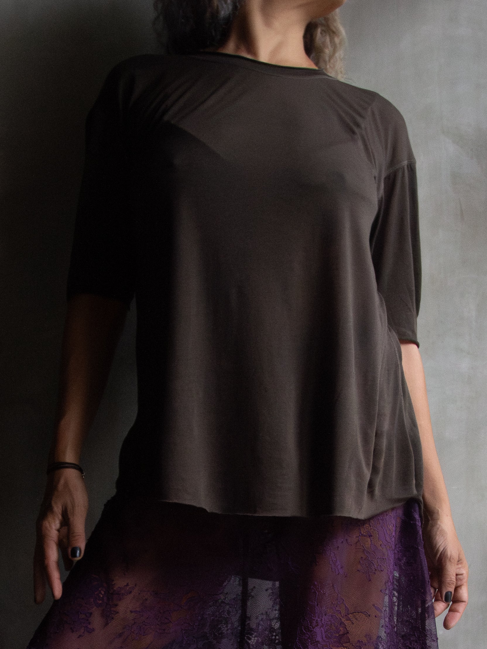 Muka T-Shirt Classic Modal Silk Mid Sleeve