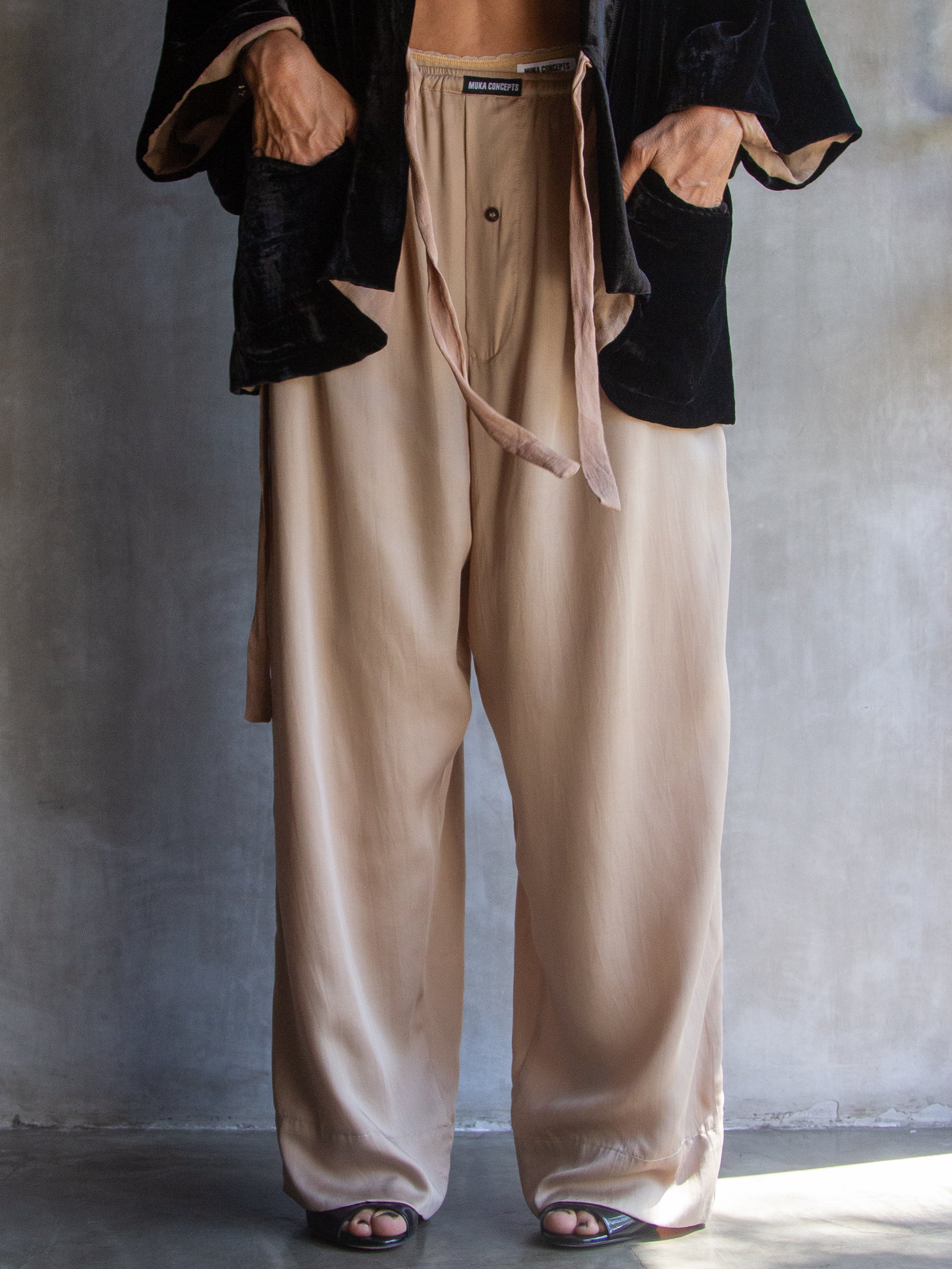 Muka Pants Pijamas Viscose Satin