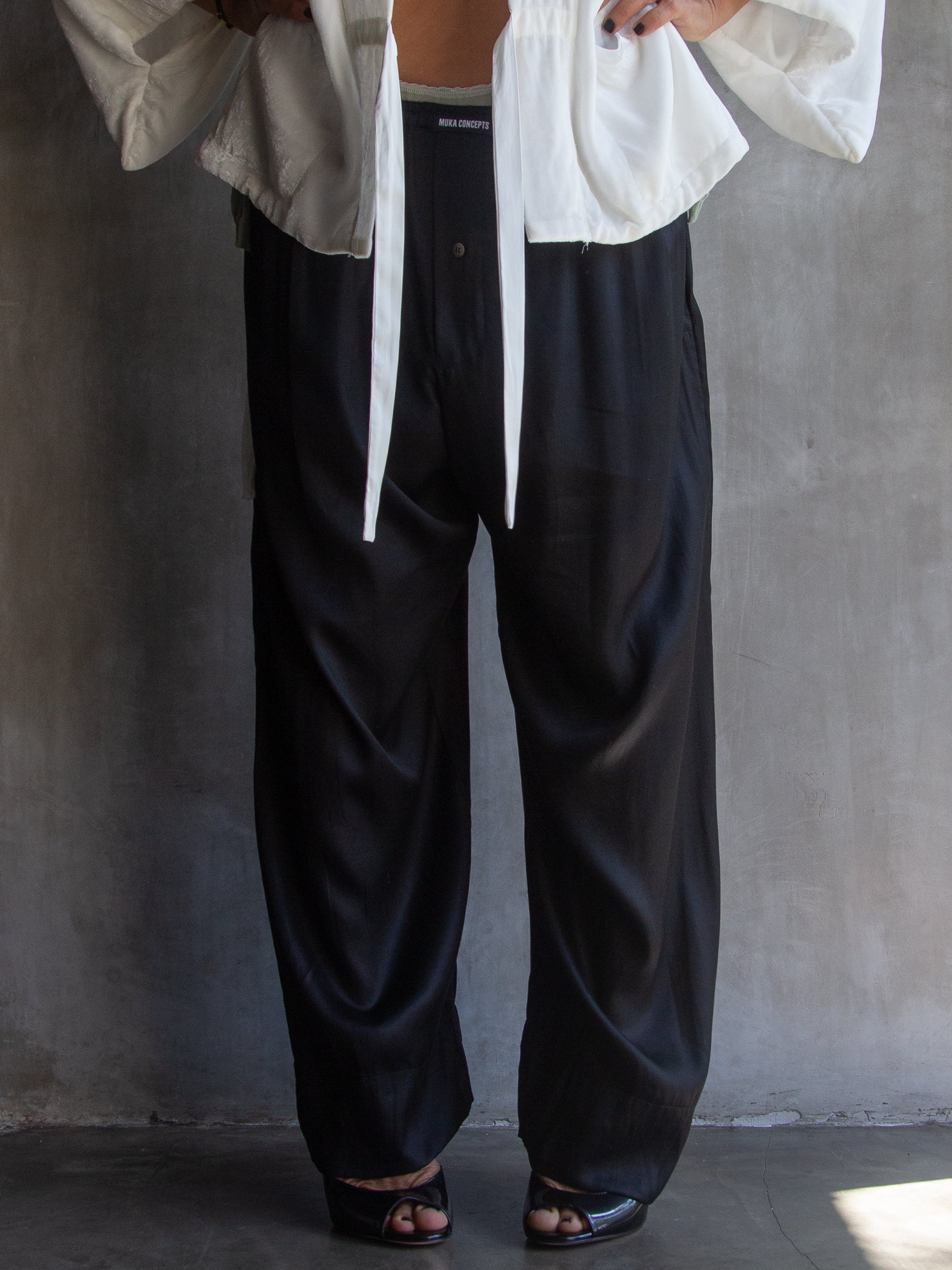 Muka Pants Pijamas Viscose Satin