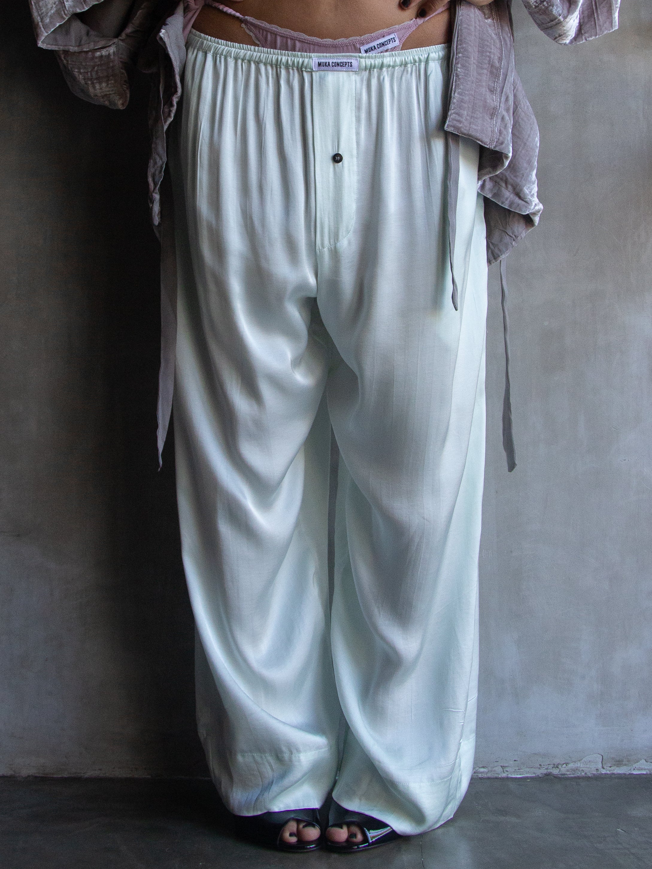 Muka Pants Pijamas Viscose Satin