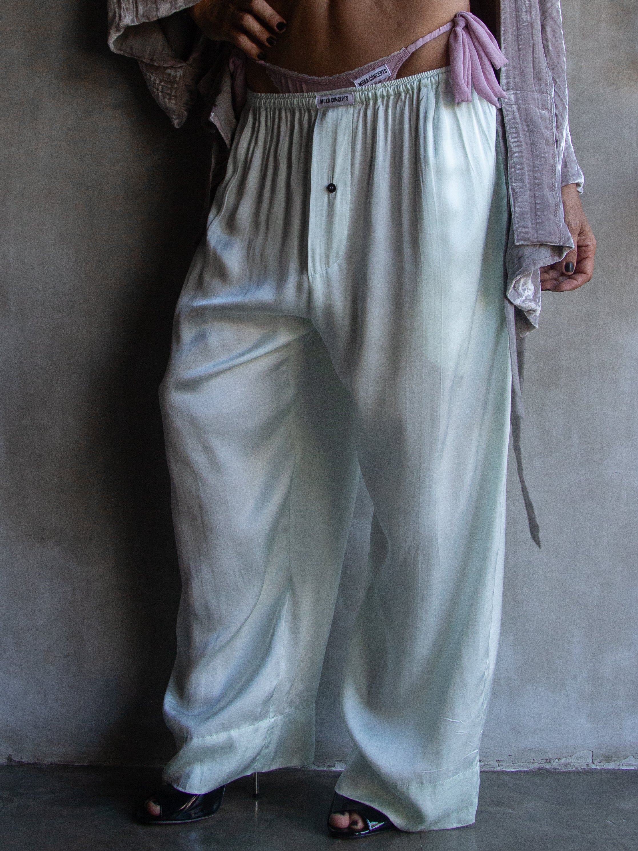 Muka Pants Pijamas Viscose Satin