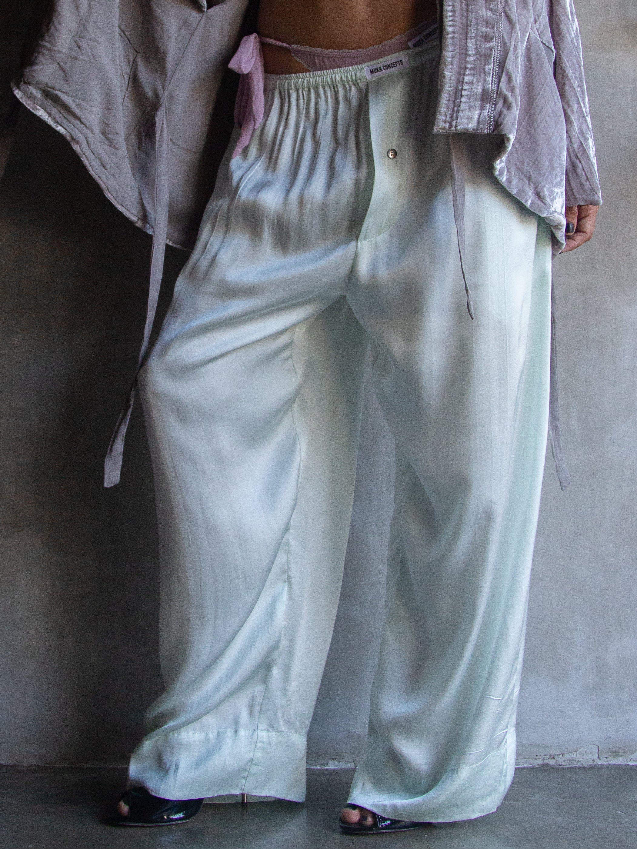Muka Pants Pijamas Viscose Satin
