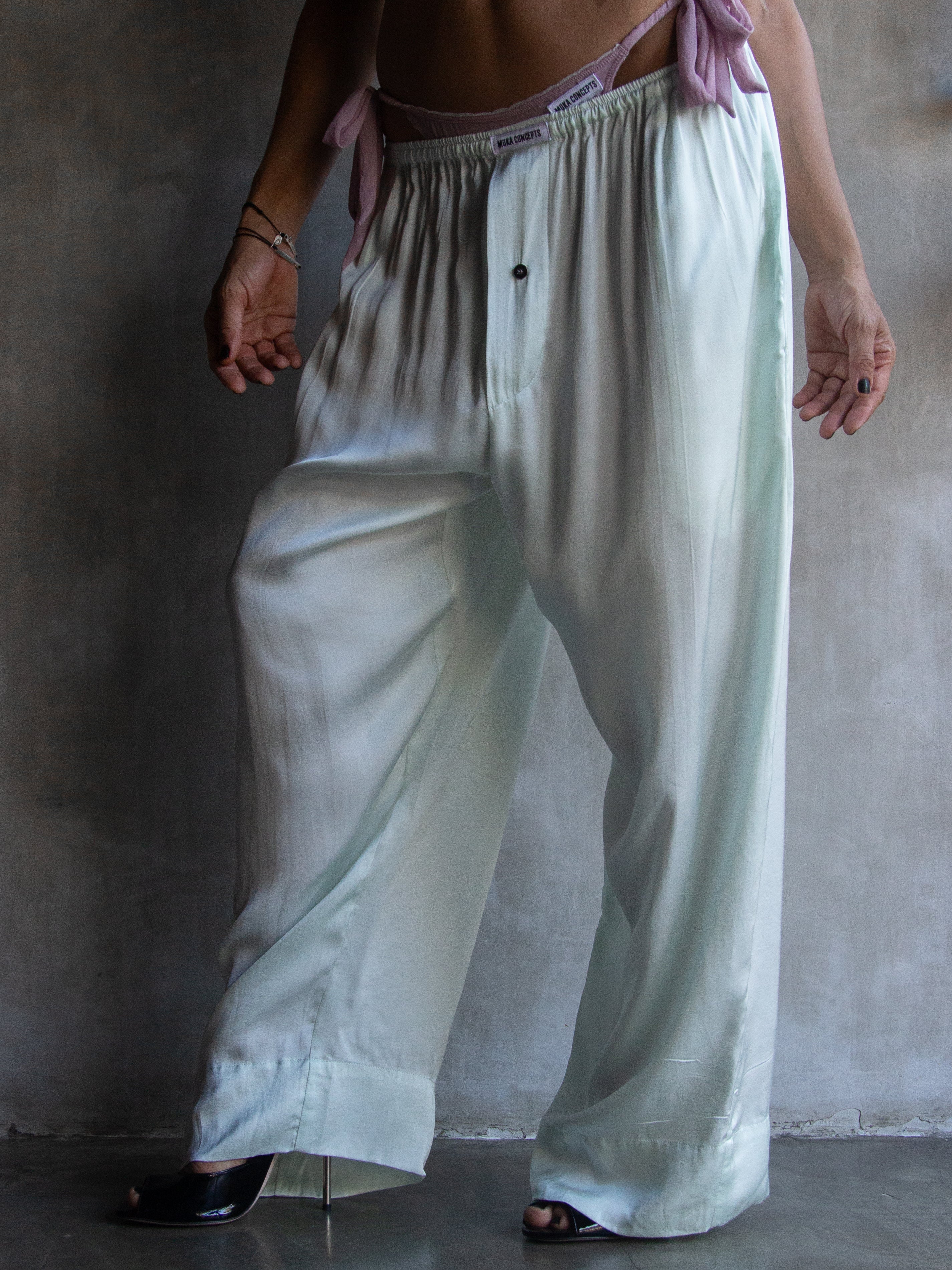 Muka Pants Pijamas Viscose Satin