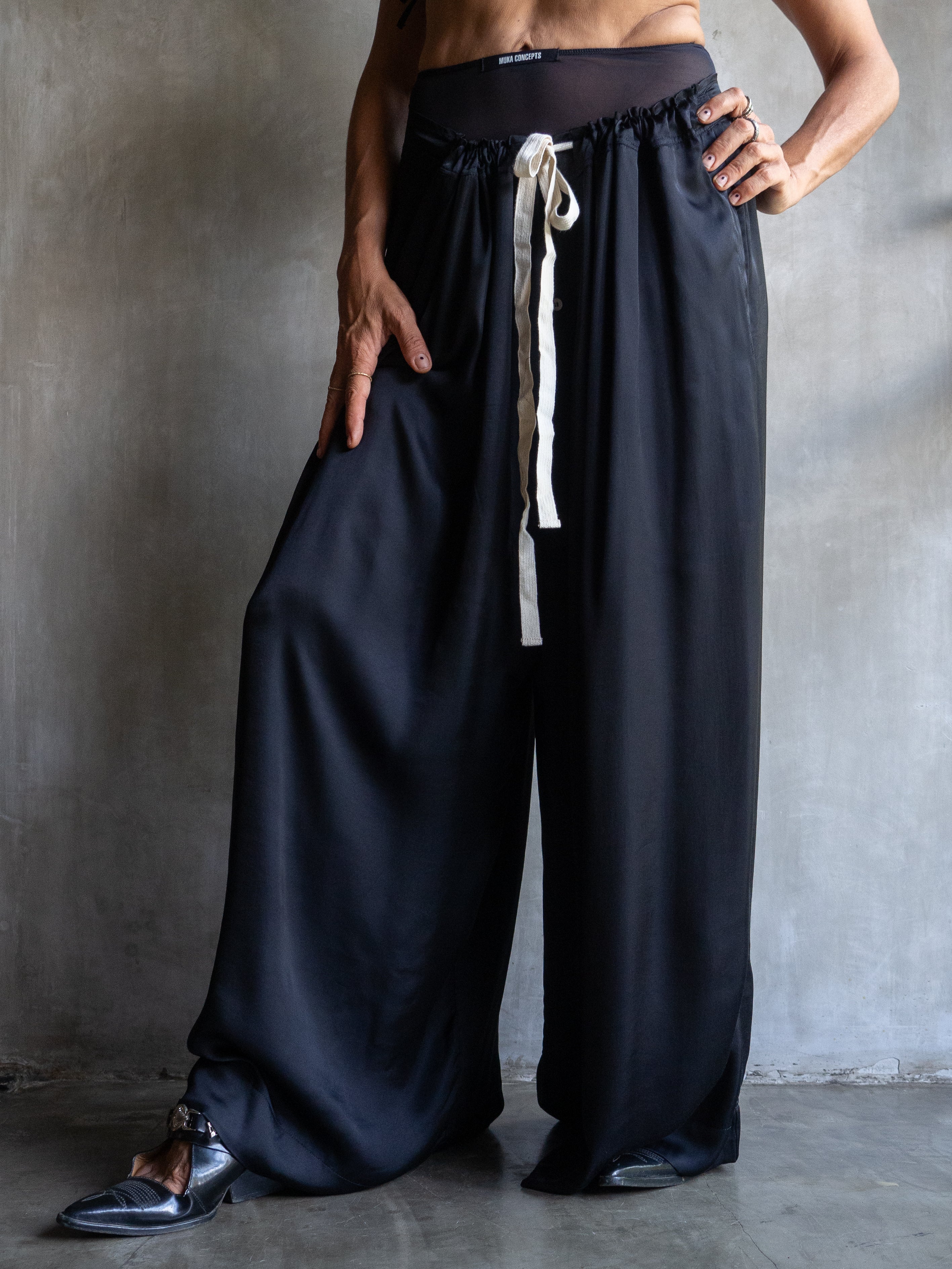 Muka Pants Tali Viscose Satin