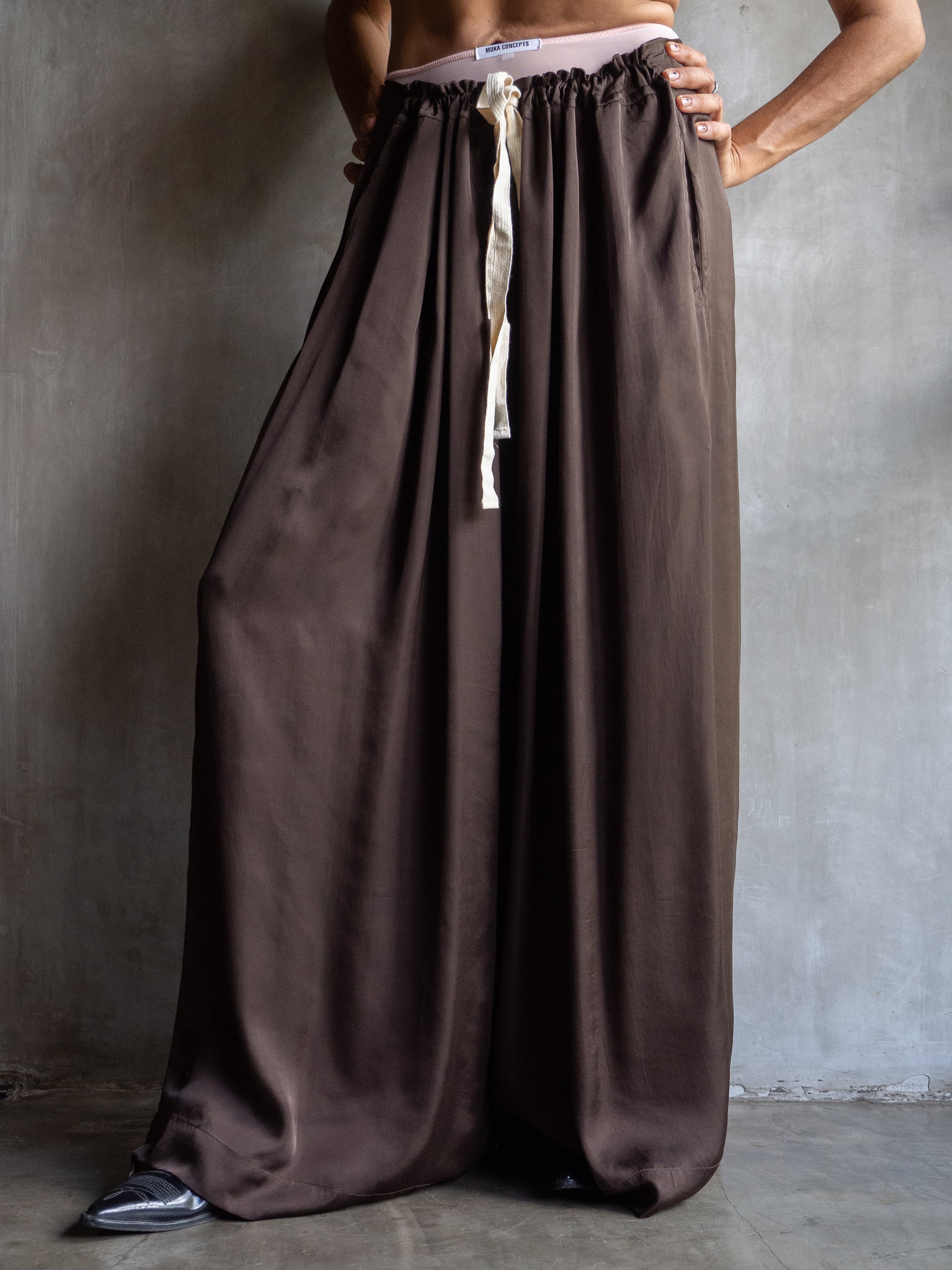 Muka Pants Tali Viscose Satin