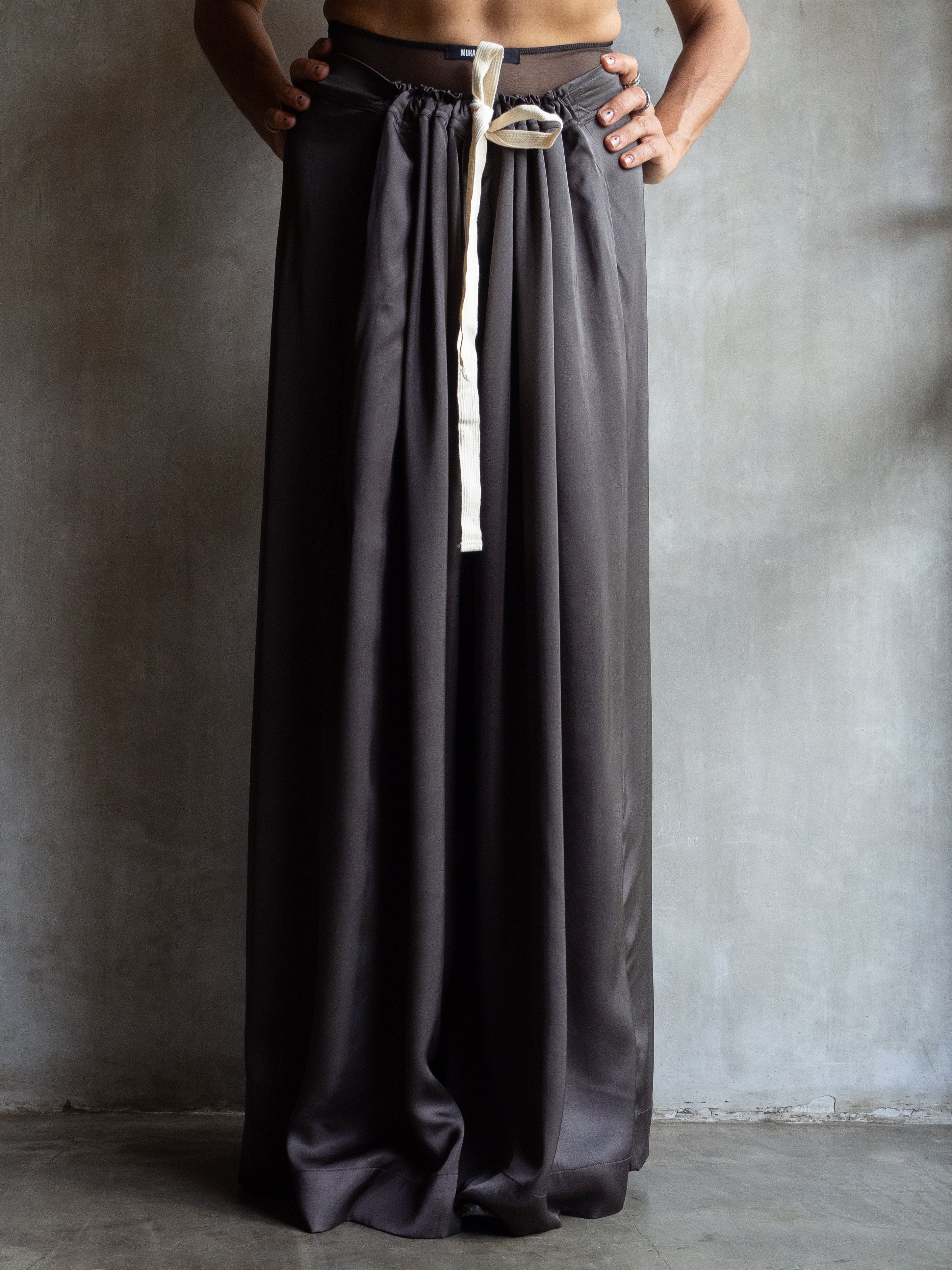 Muka Pants Tali Viscose Satin