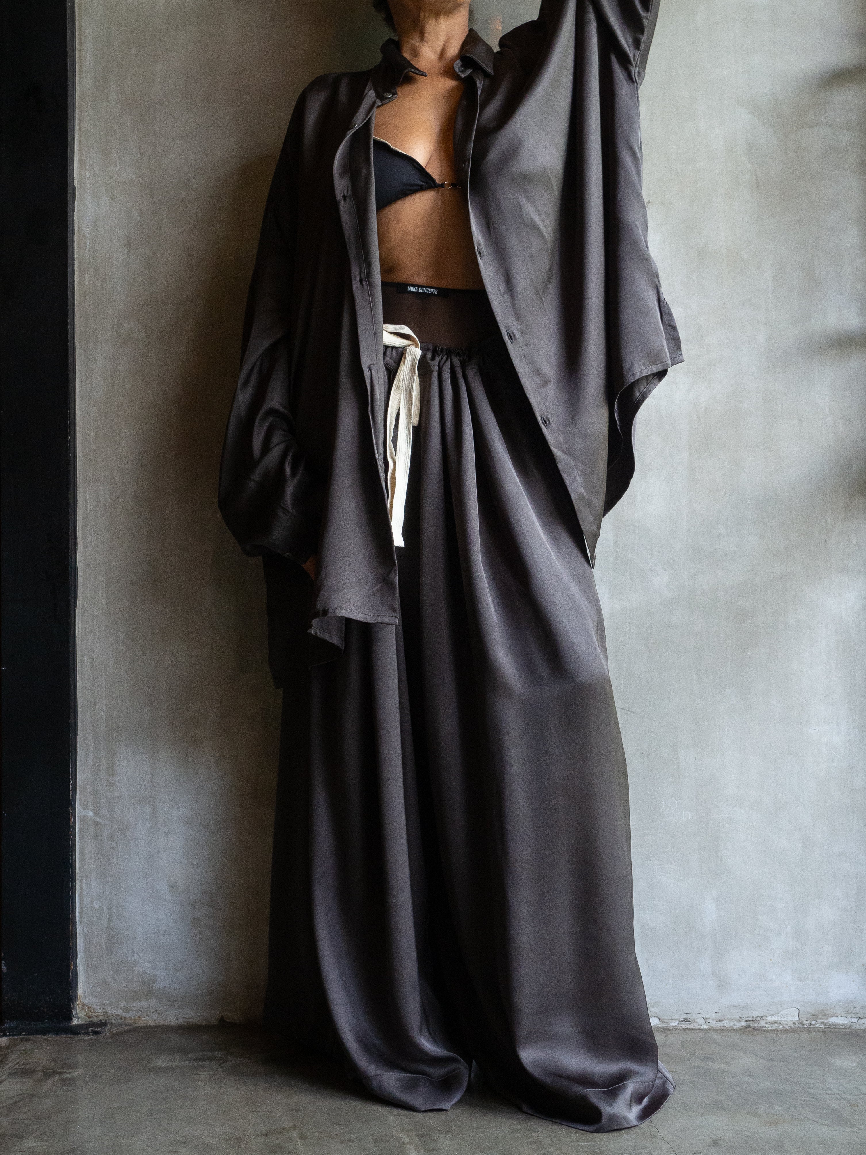 Muka Pants Tali Viscose Satin