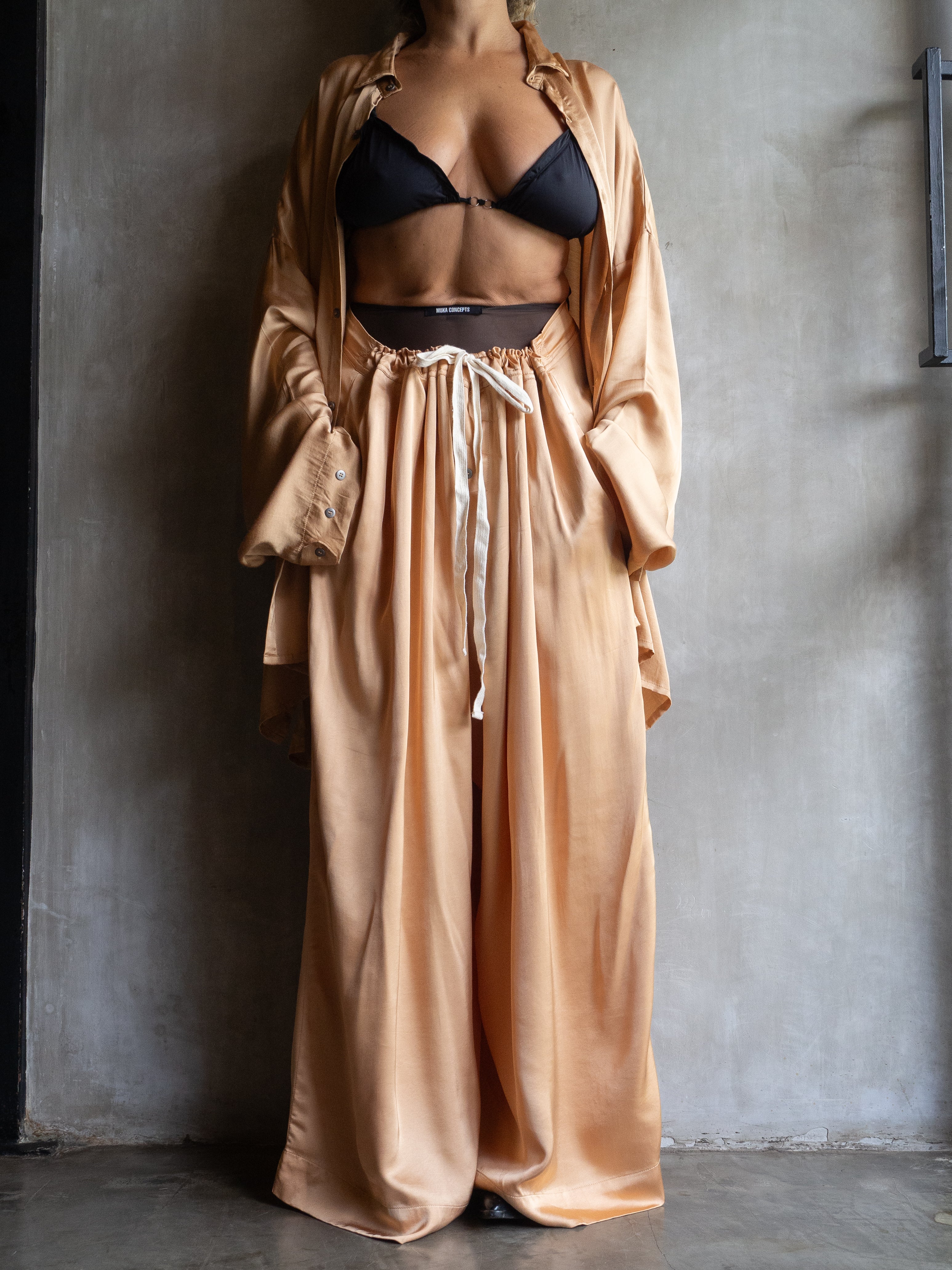 Muka Pants Tali Viscose Satin