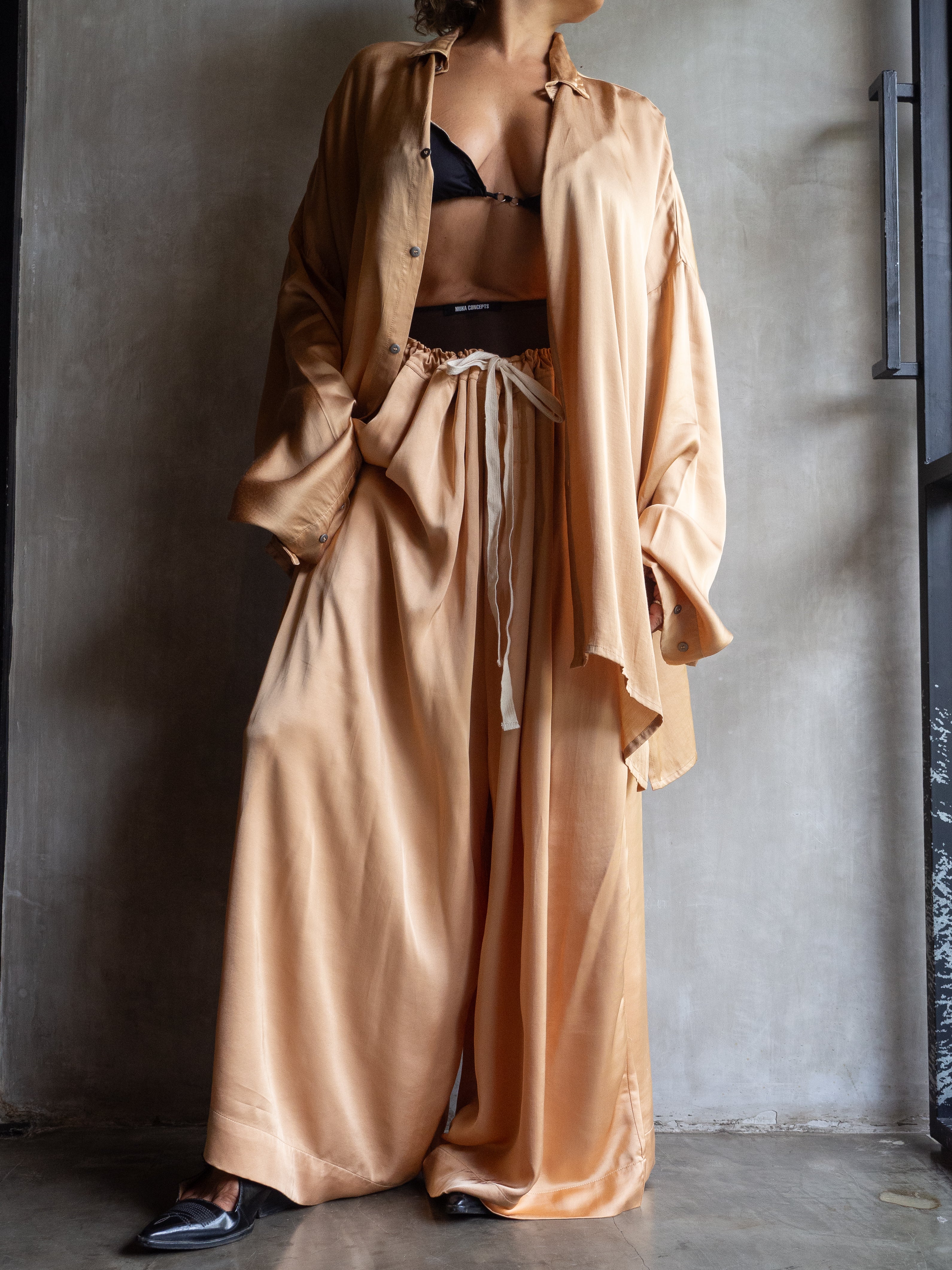 Muka Pants Tali Viscose Satin