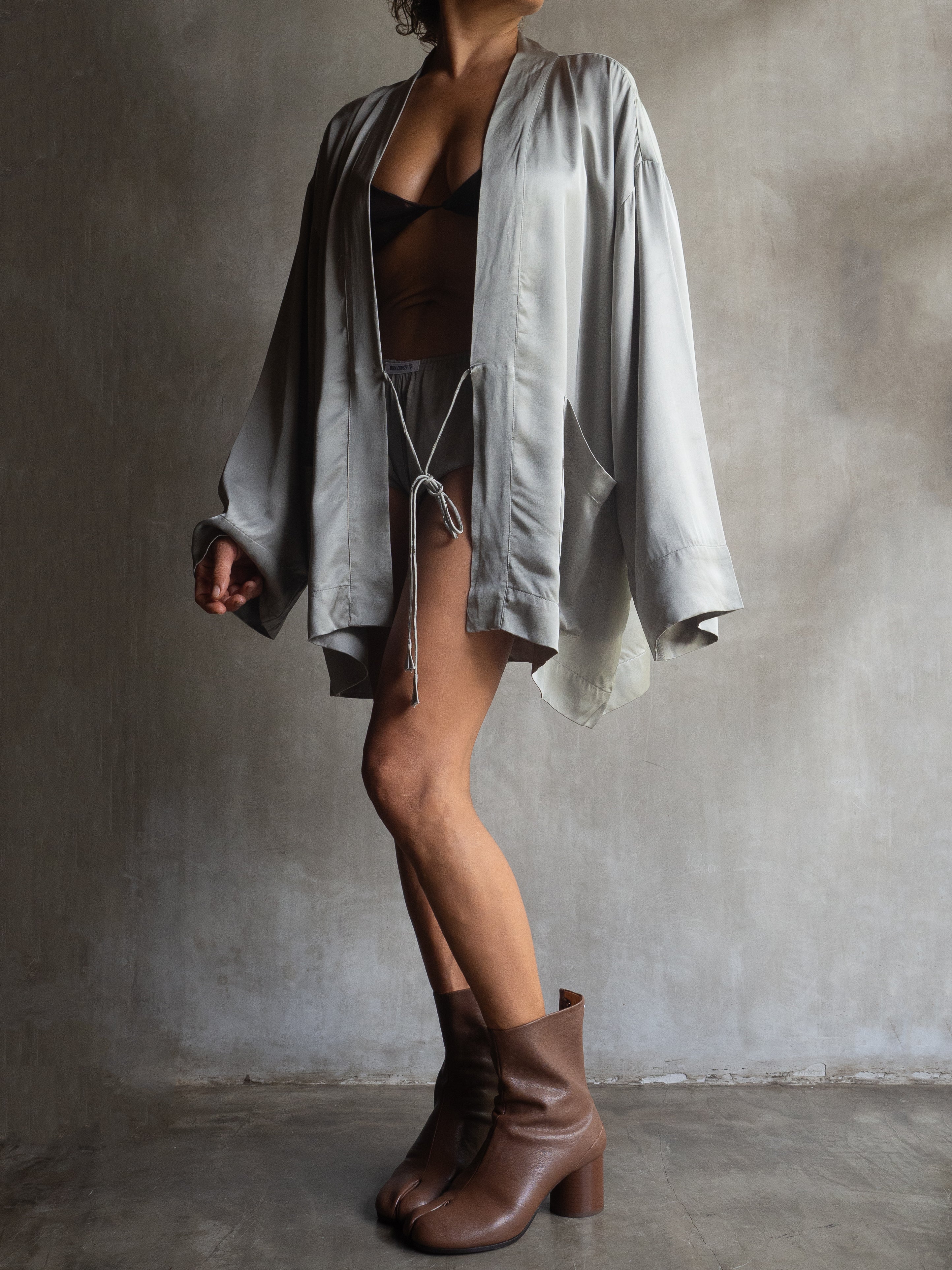 Muka Kimono Silk Satin