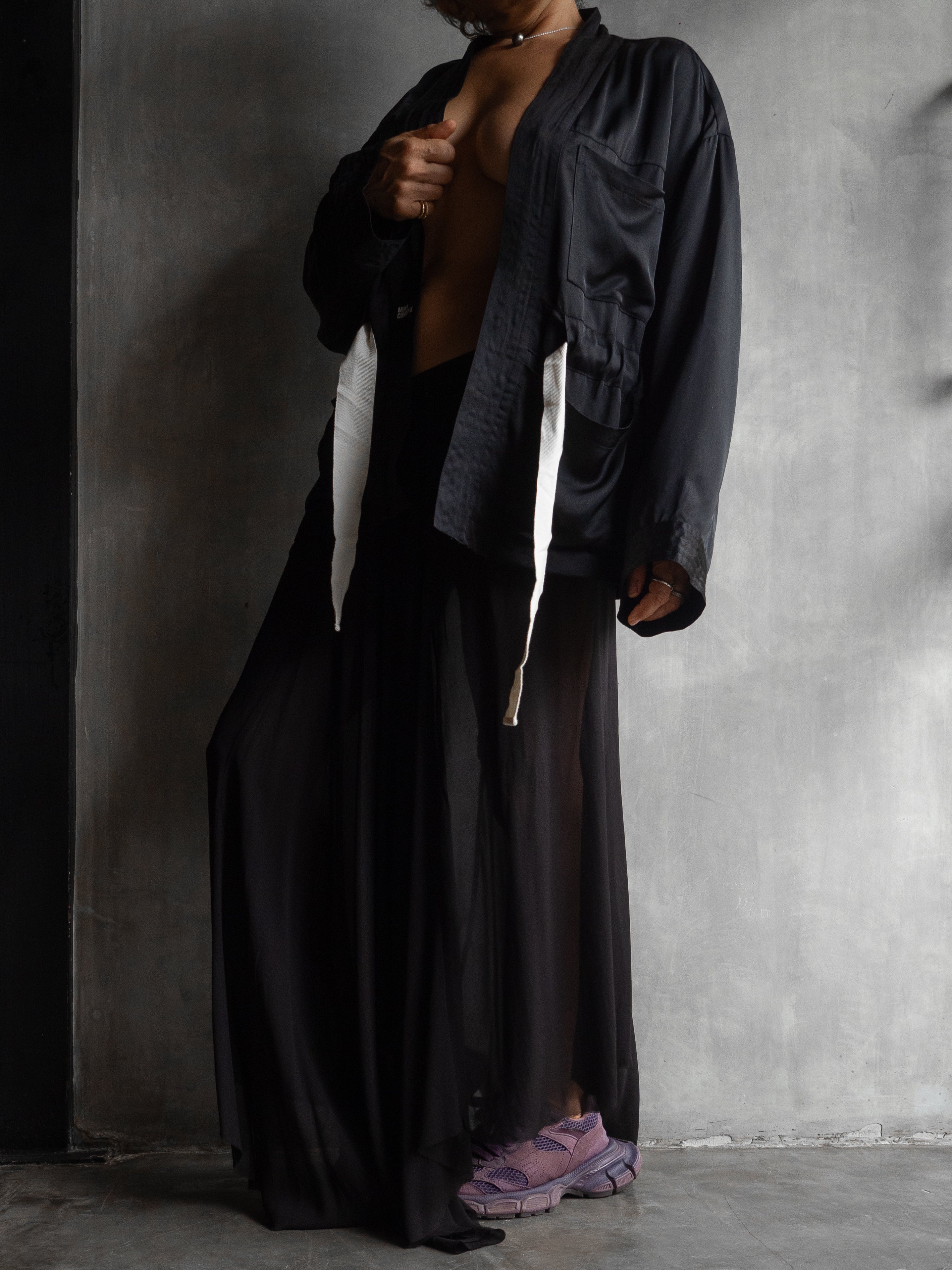 Muka Kimono Jacket Satin