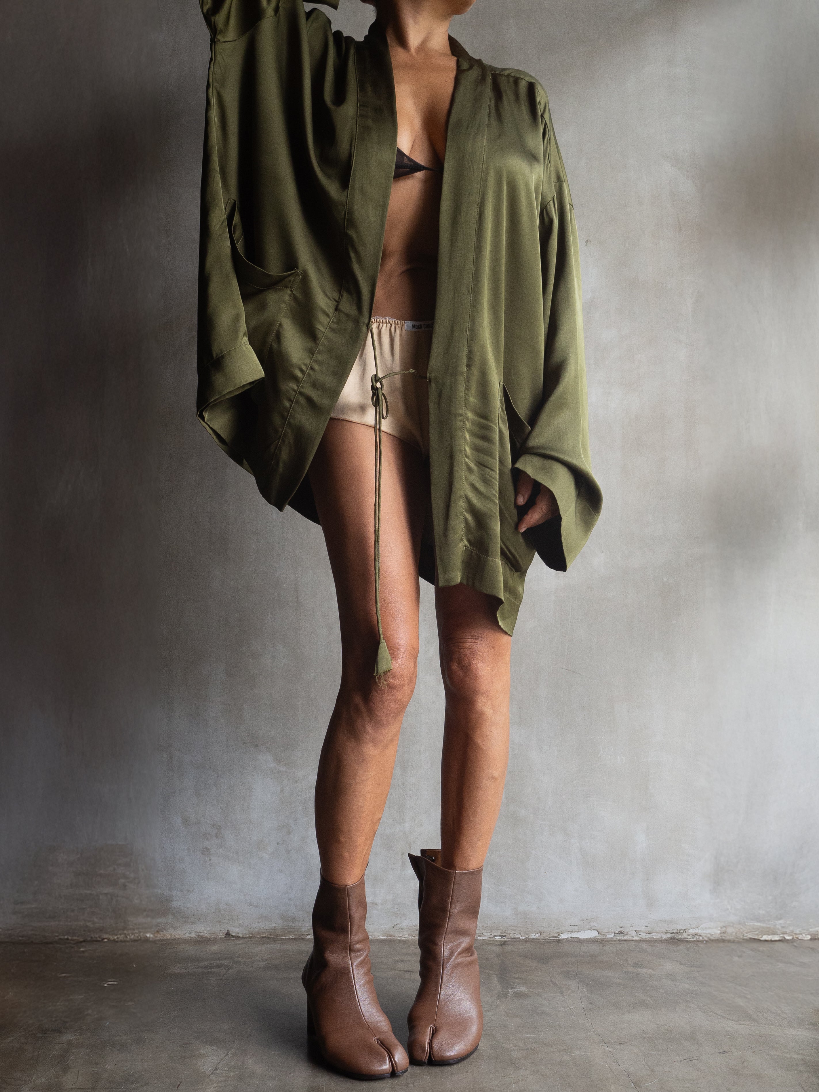 Muka Kimono Silk Satin