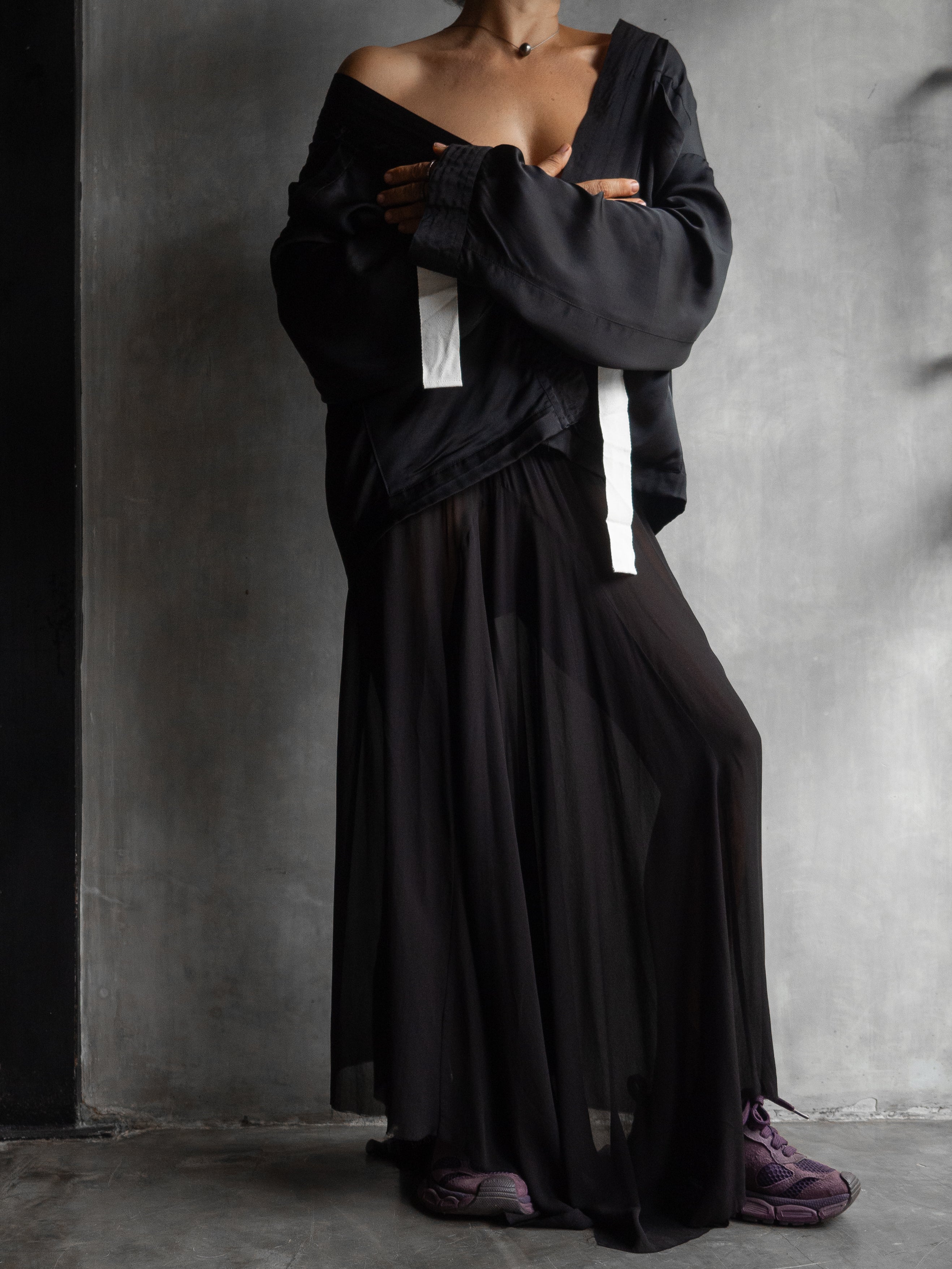 Muka Kimono Jacket Satin