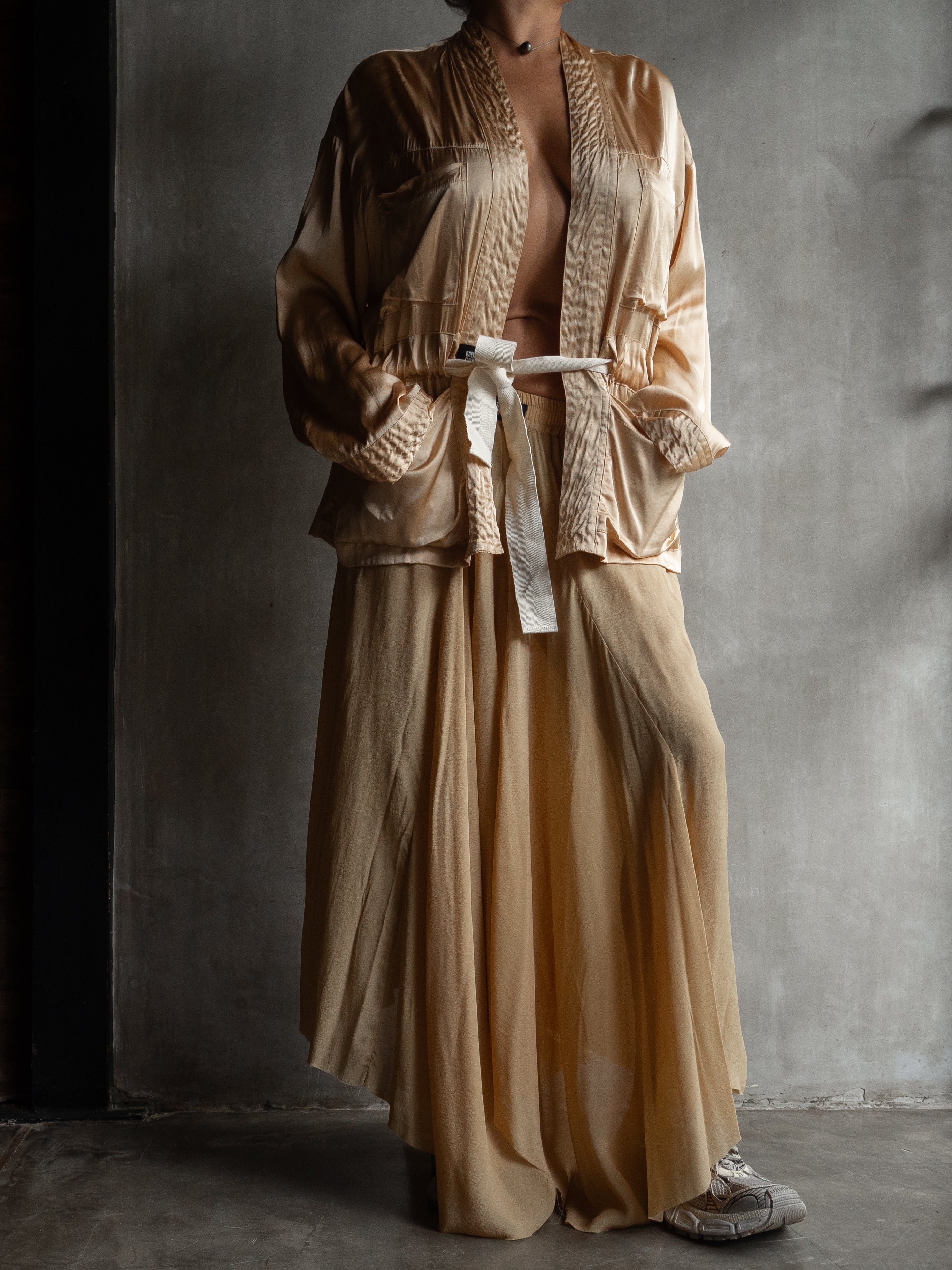 Muka Kimono Jacket Satin