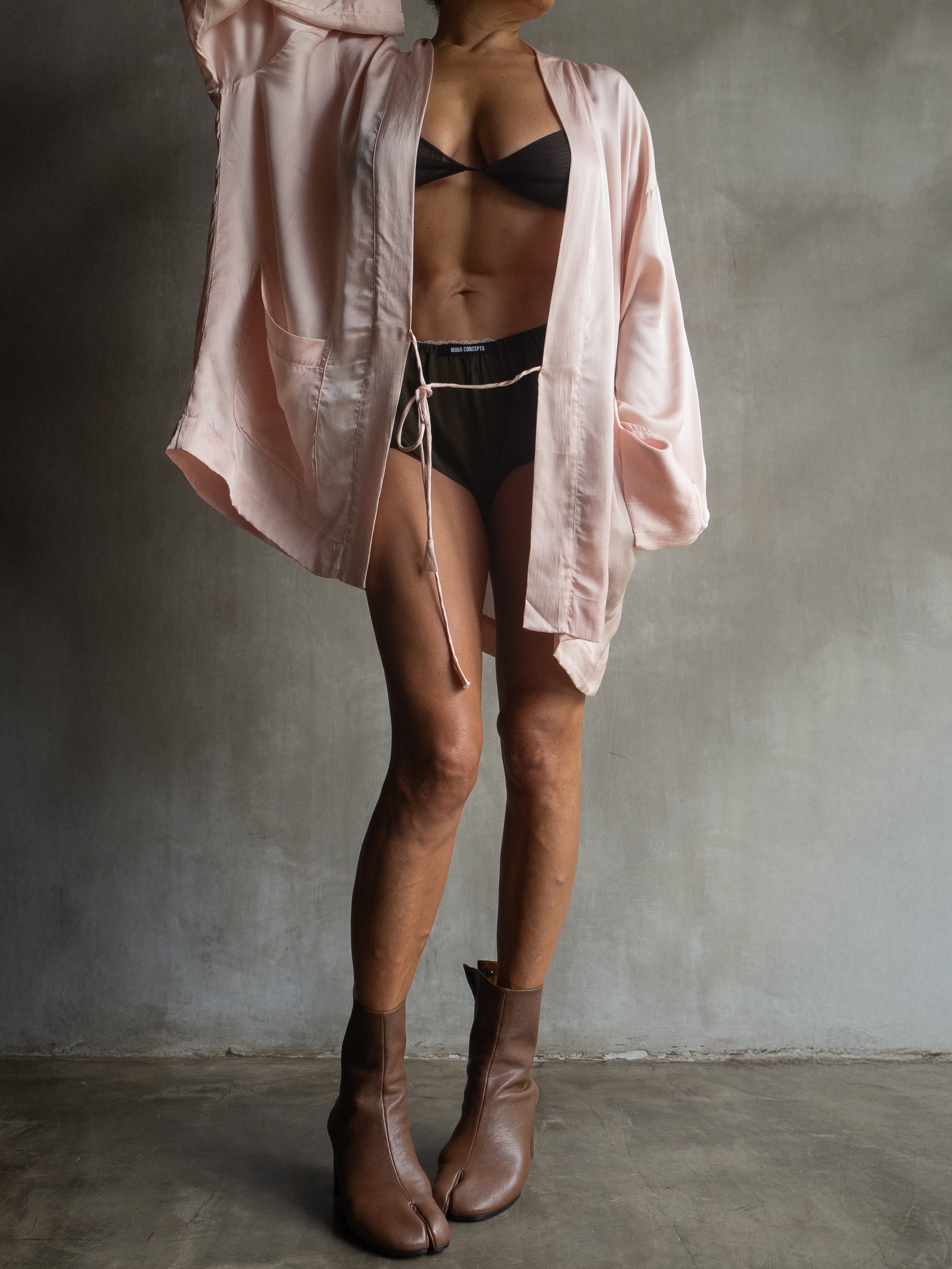 Muka Kimono Silk Satin