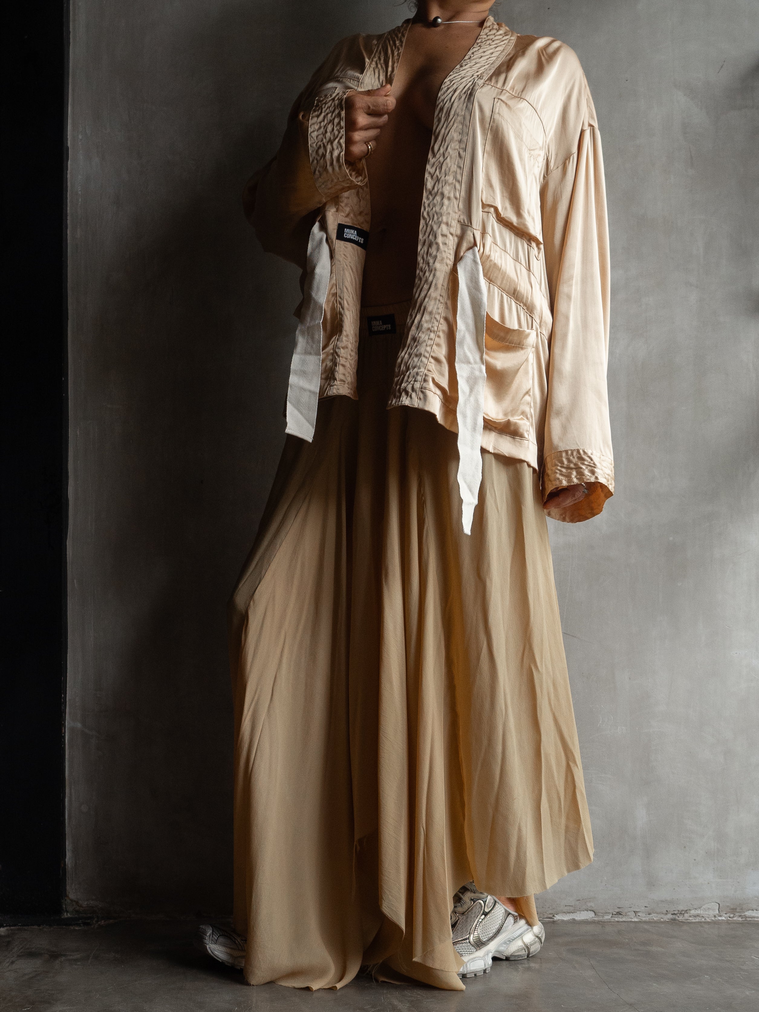 Muka Kimono Jacket Satin