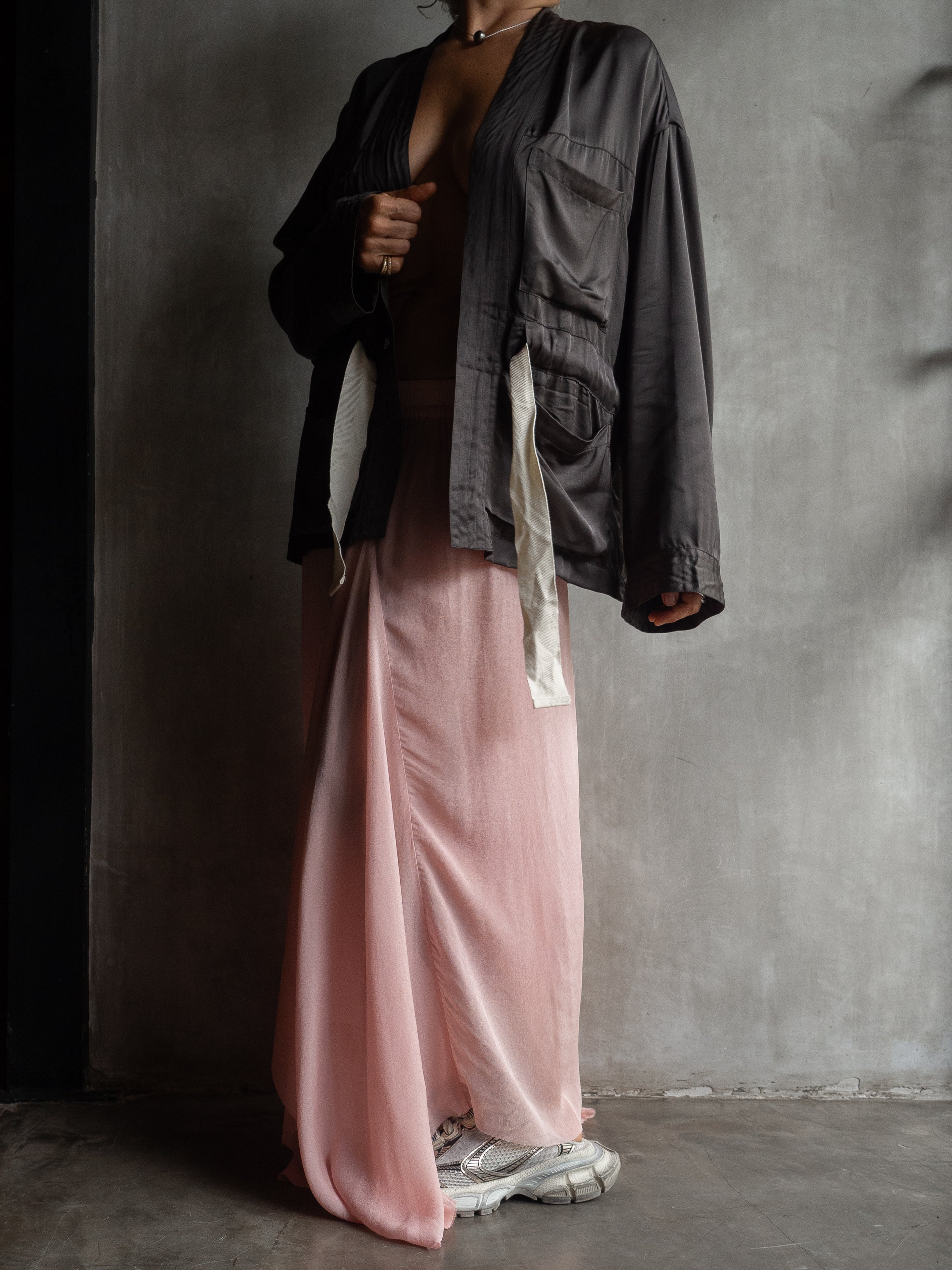 Muka Kimono Jacket Satin