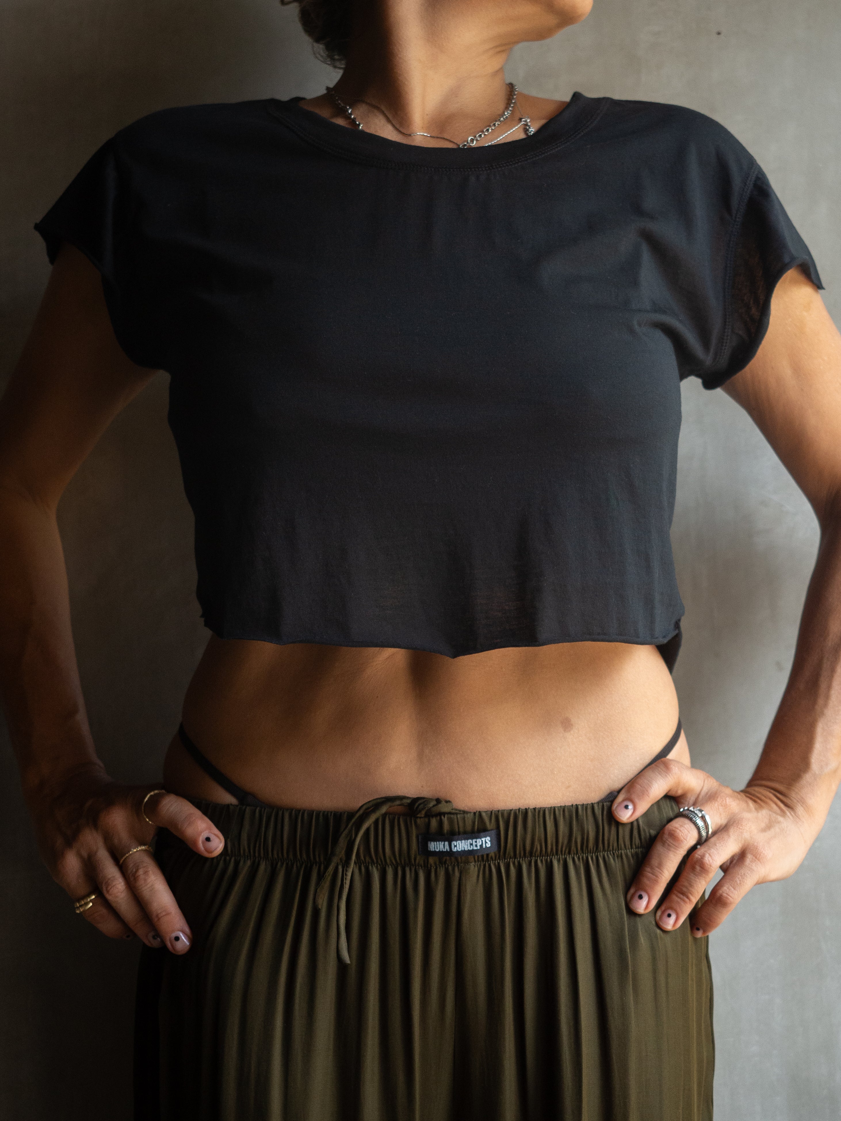 Muka Crop Top Supima