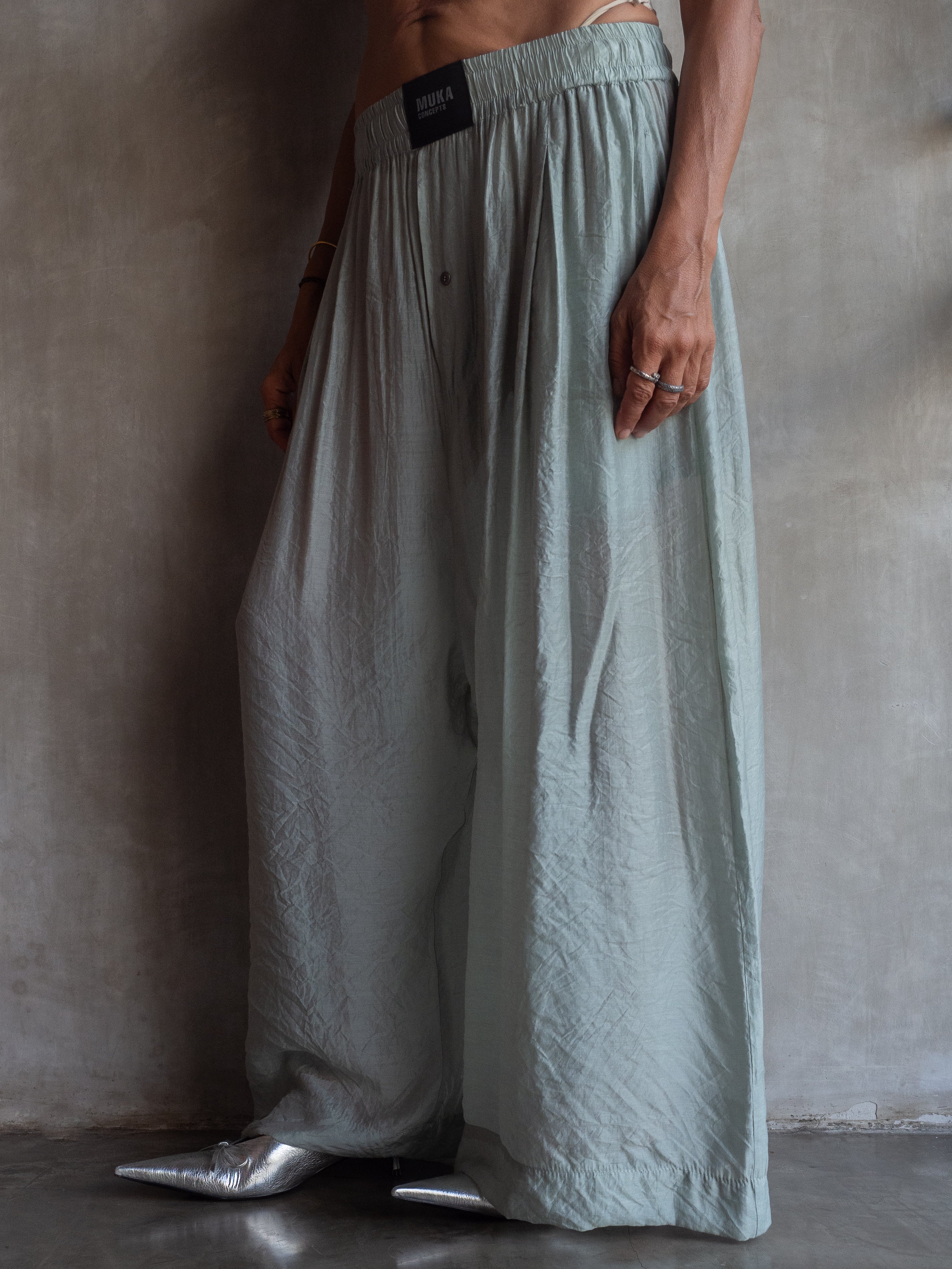 Muka Pants Japanese Silk Tencel
