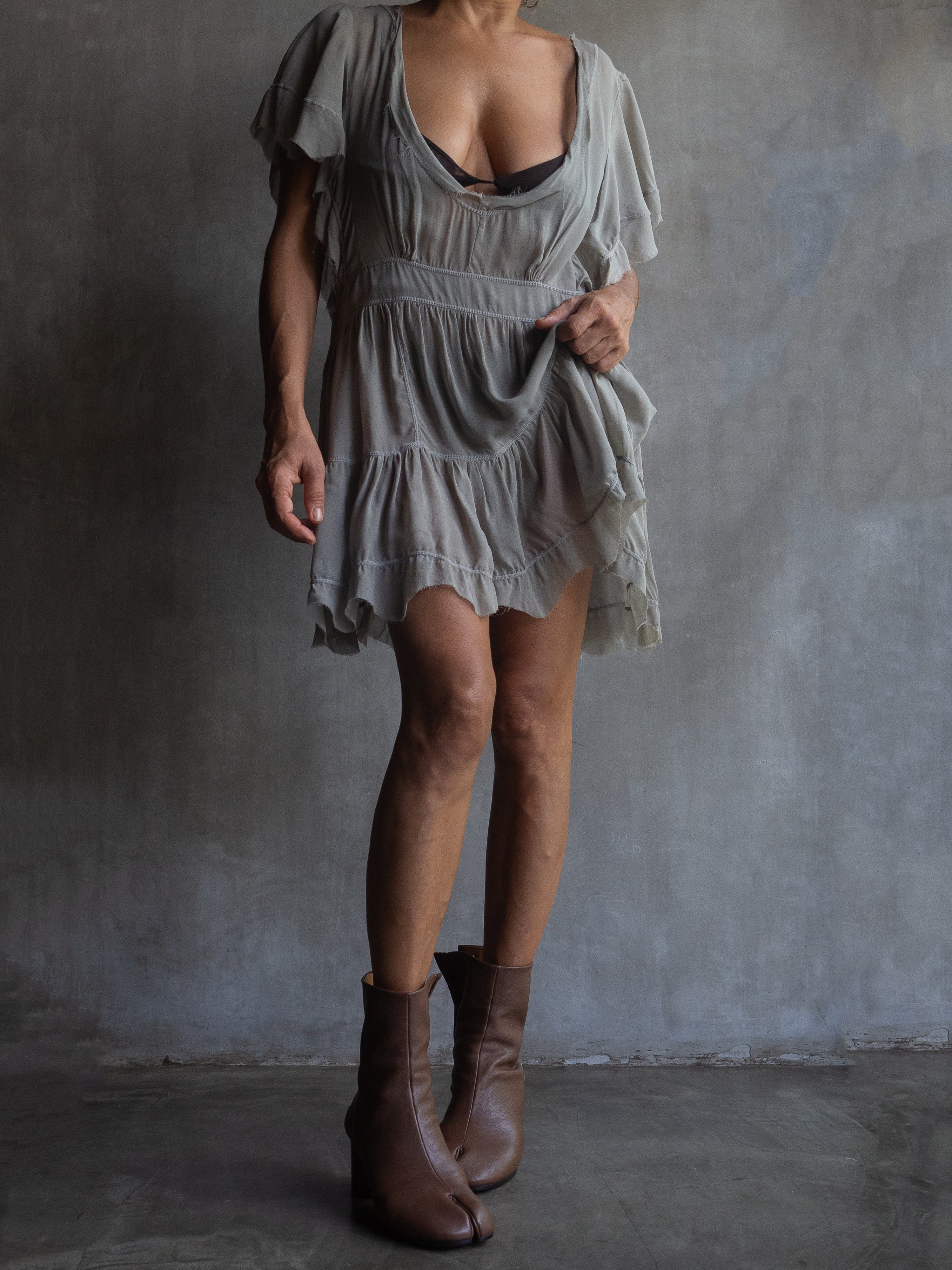 Muka Dress Butterfly Short