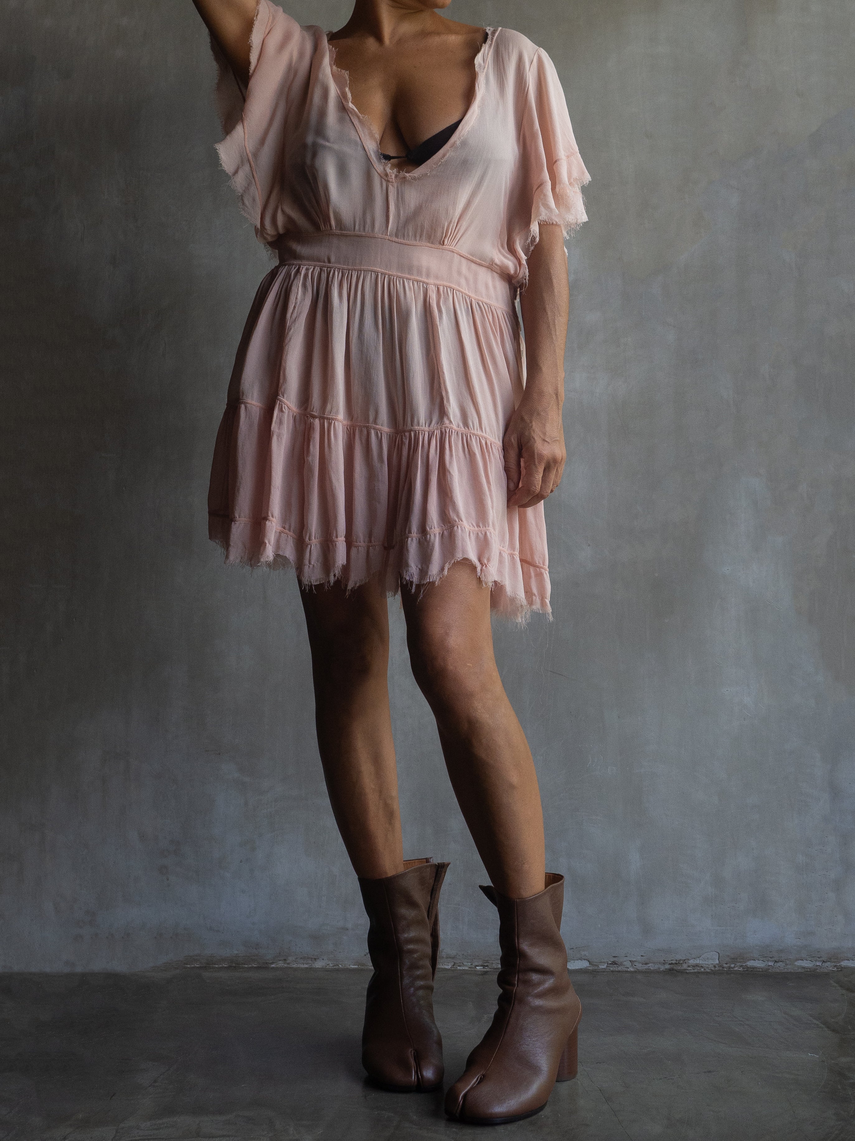 Muka Dress Butterfly Short