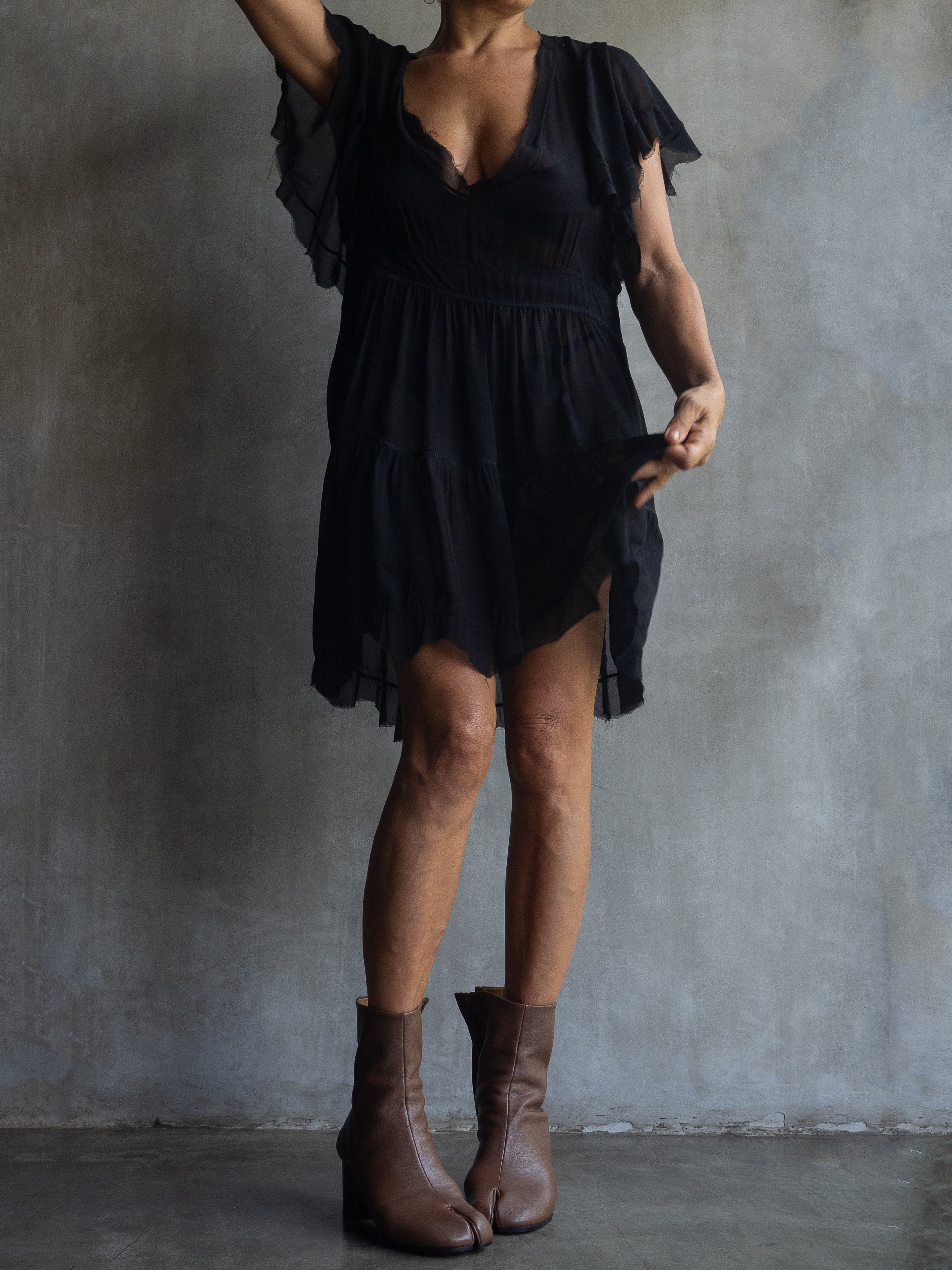 Muka Dress Butterfly Short