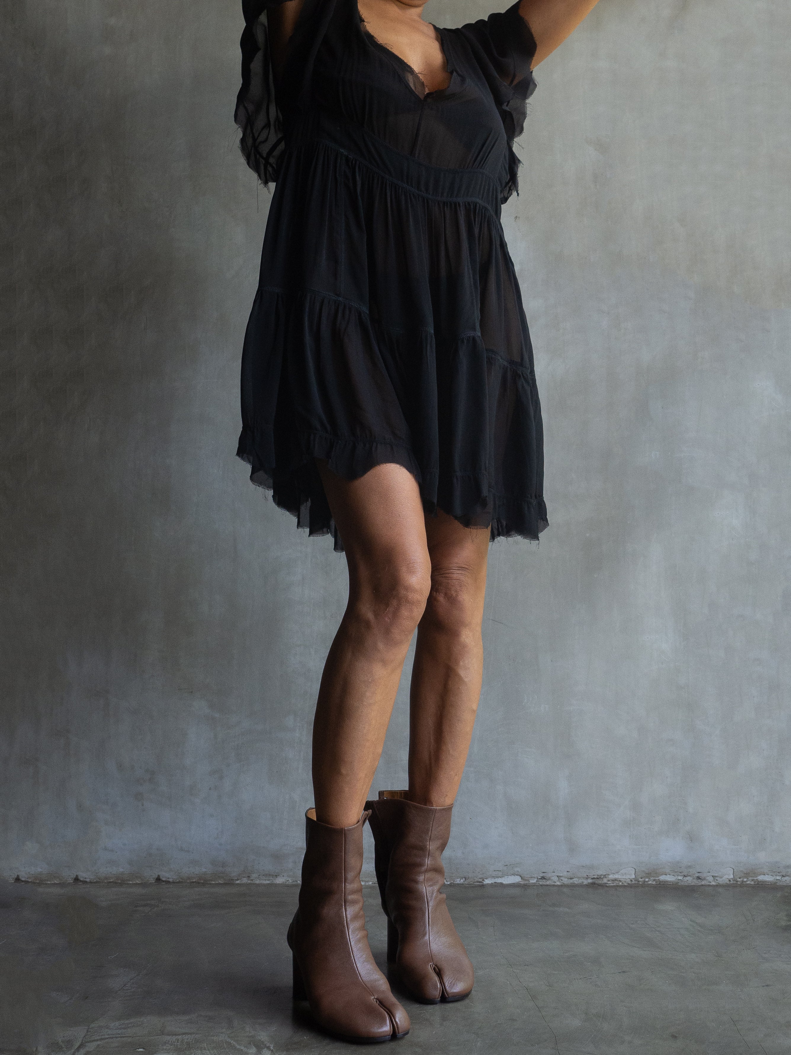 Muka Dress Butterfly Short