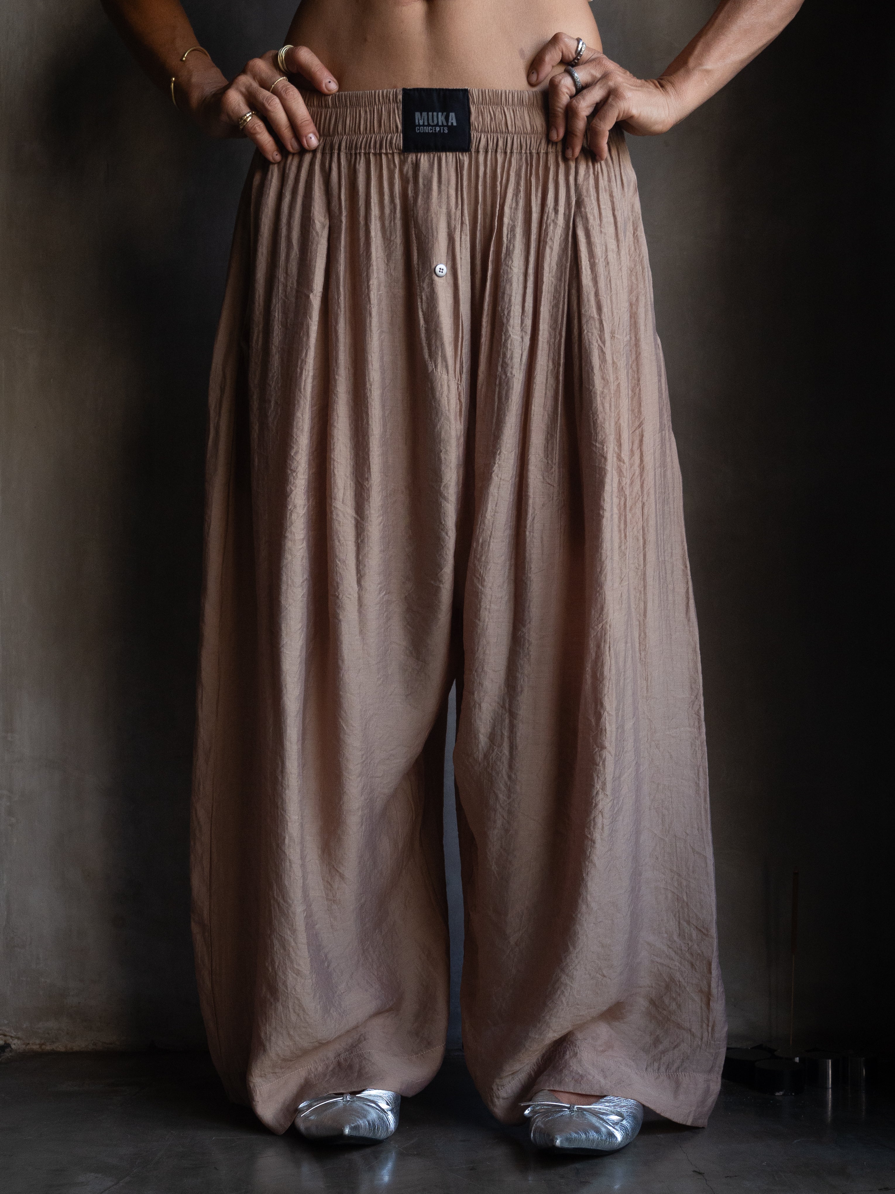 Muka Pants Japanese Silk Tencel