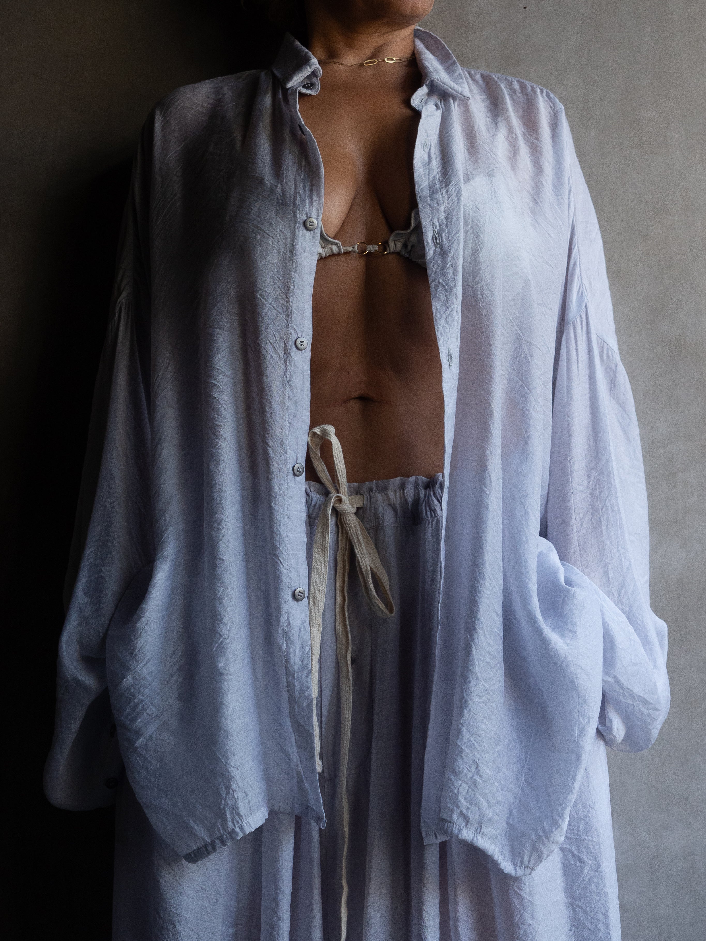 Muka Shirt Tali Silk Tencel