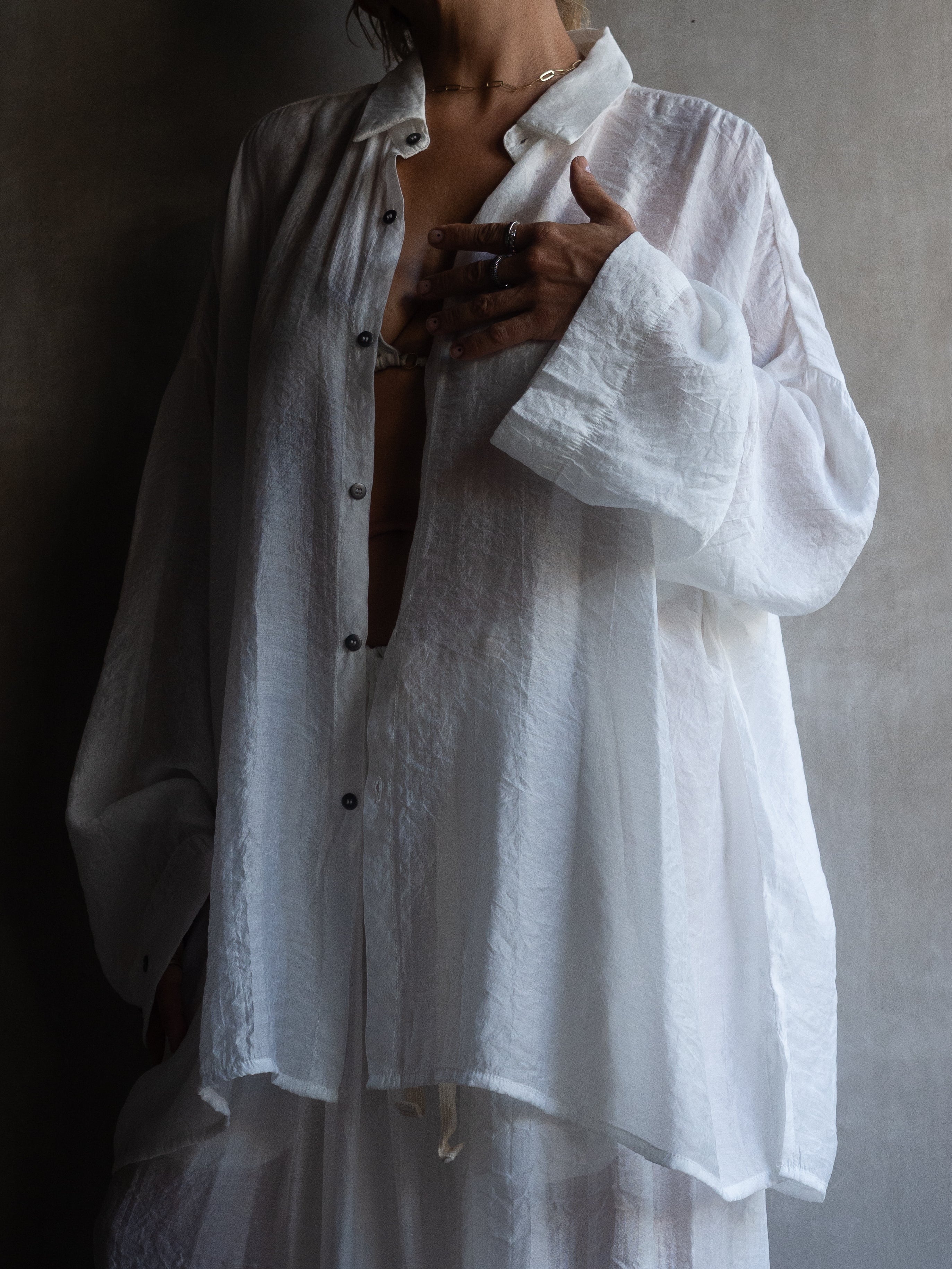 Muka Shirt Tali Silk Tencel