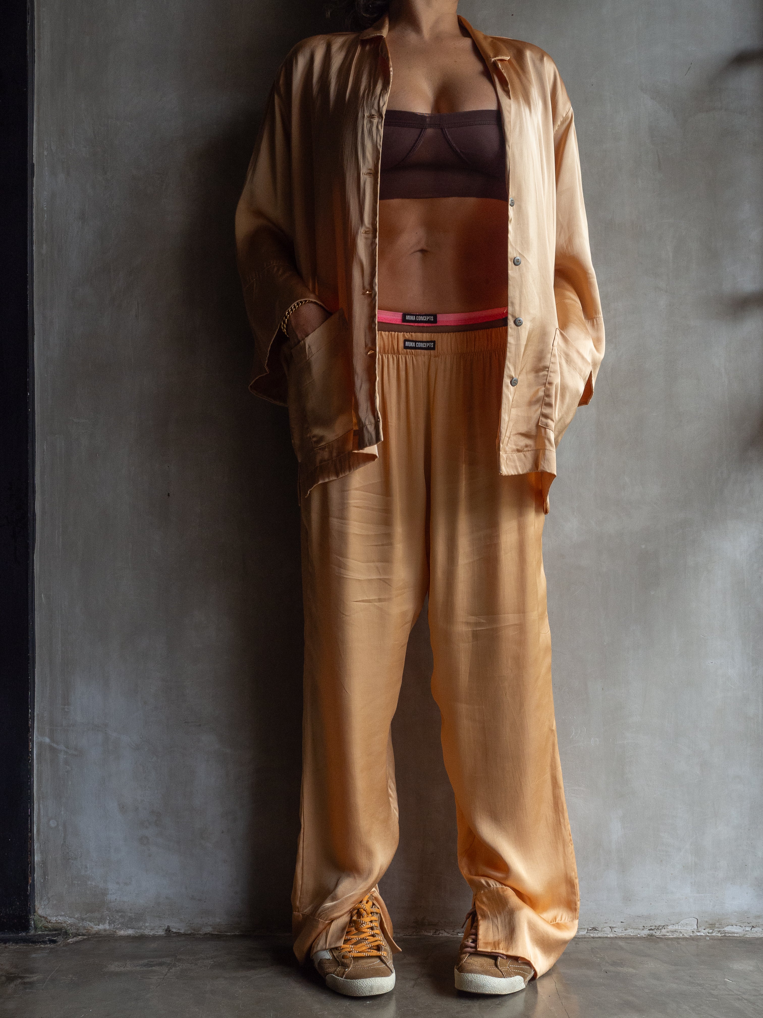 Muka Pants PJ Classic Viscose Satin