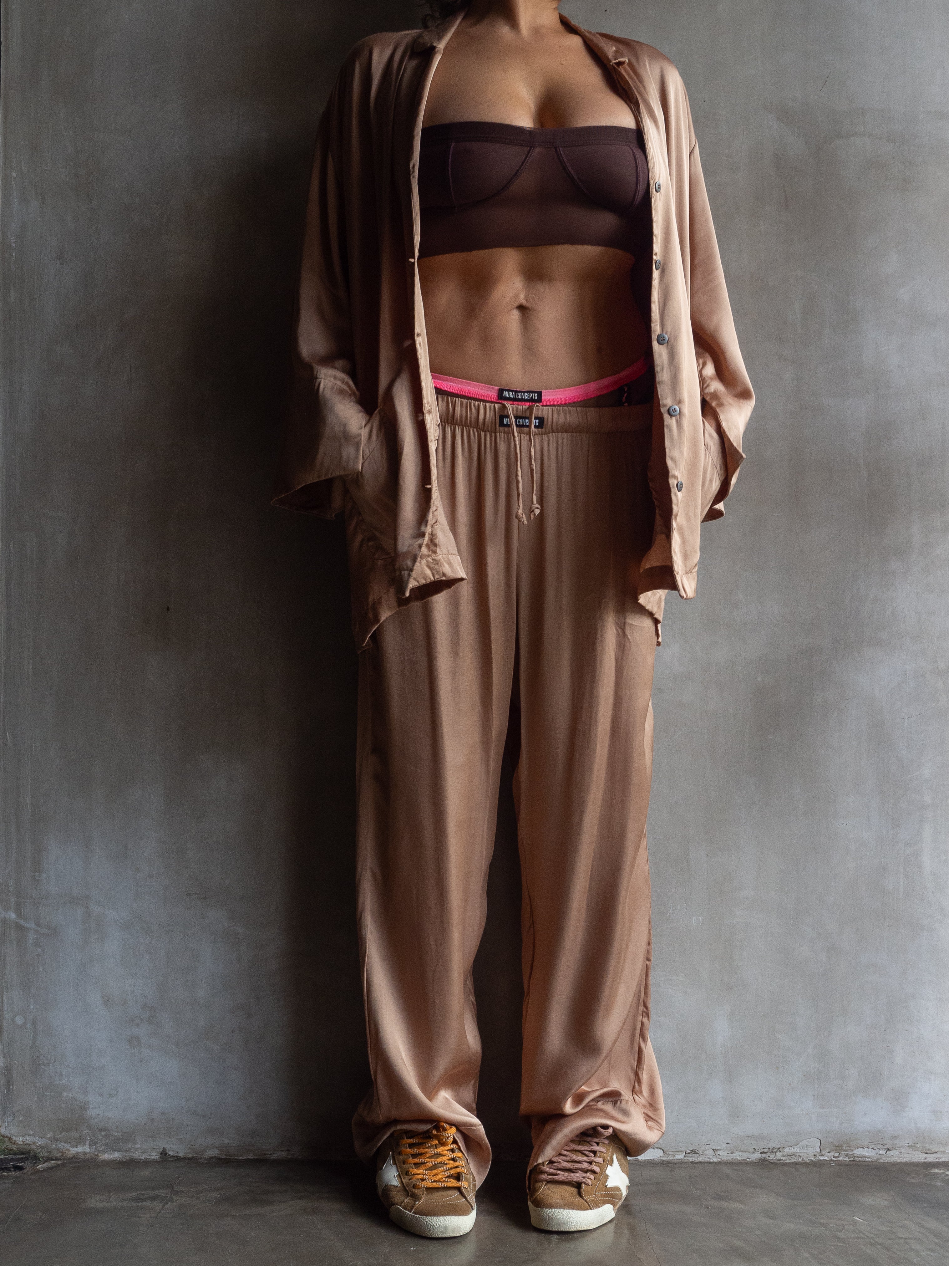 Muka Pants PJ Classic Viscose Satin