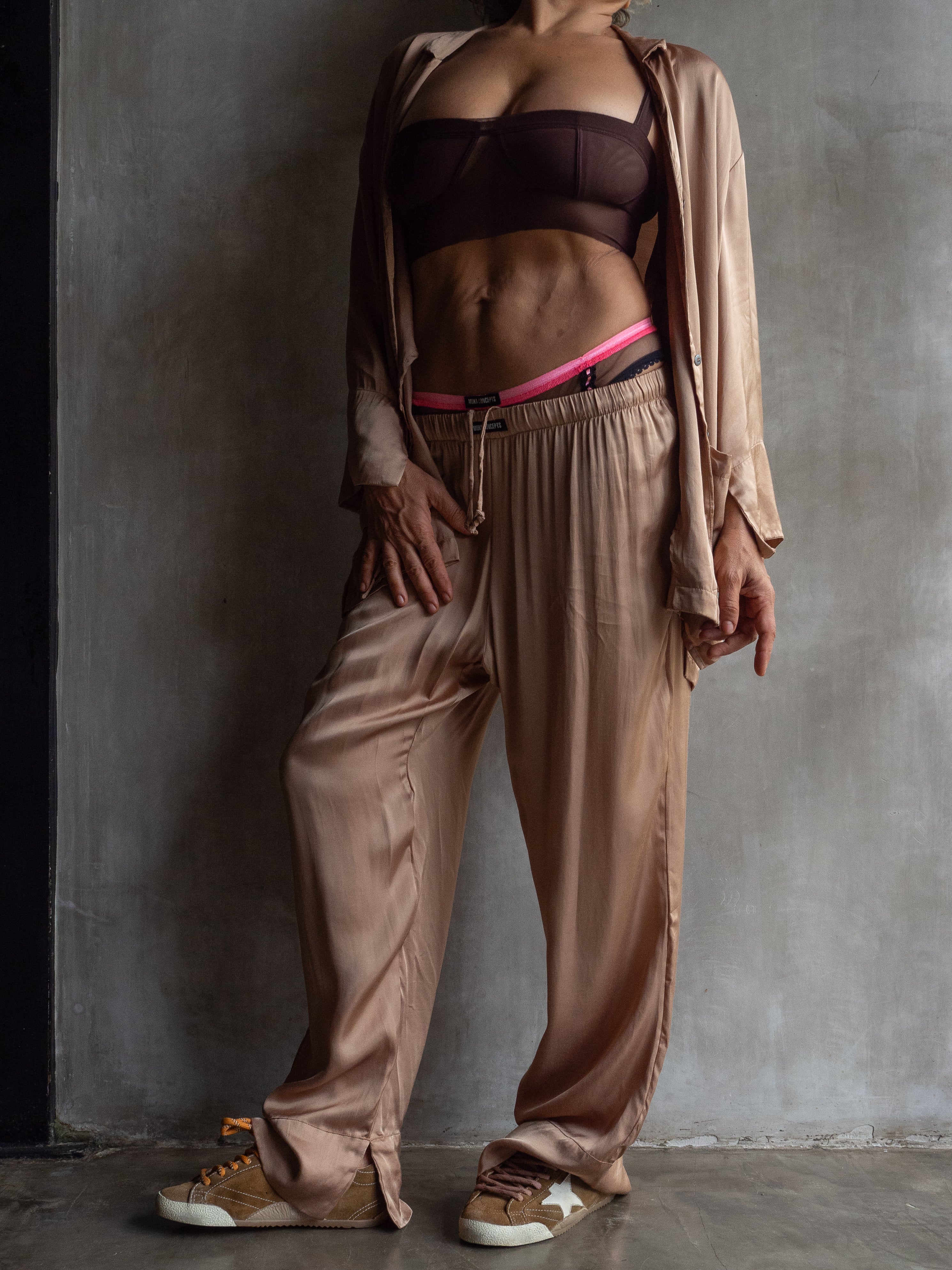 Muka Pants PJ Classic Viscose Satin