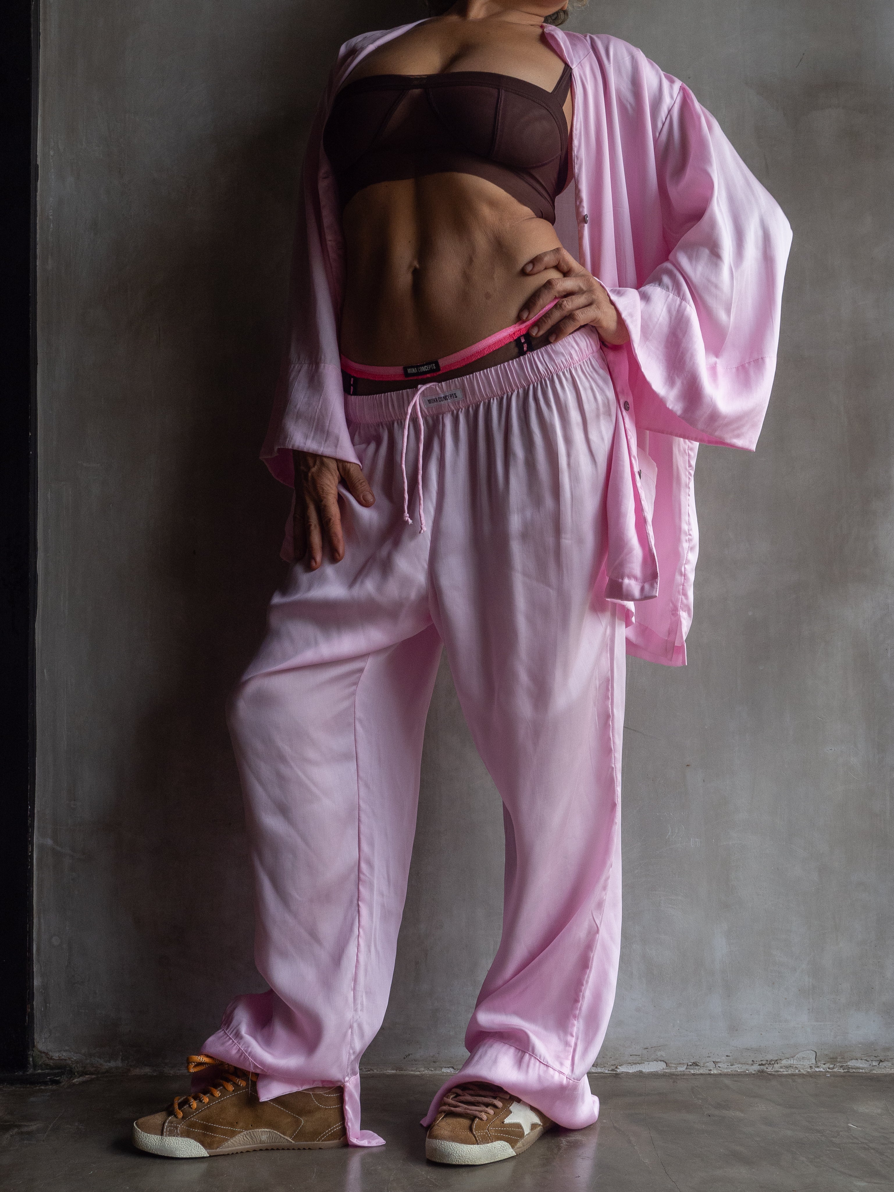Muka Pants PJ Classic Viscose Satin