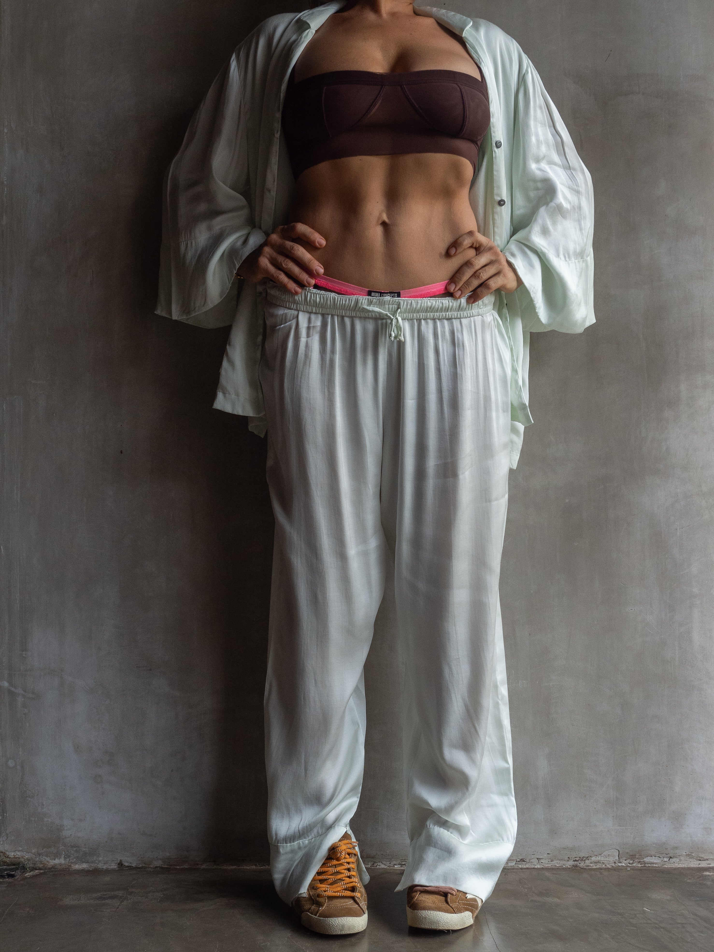 Muka Pants PJ Classic Viscose Satin