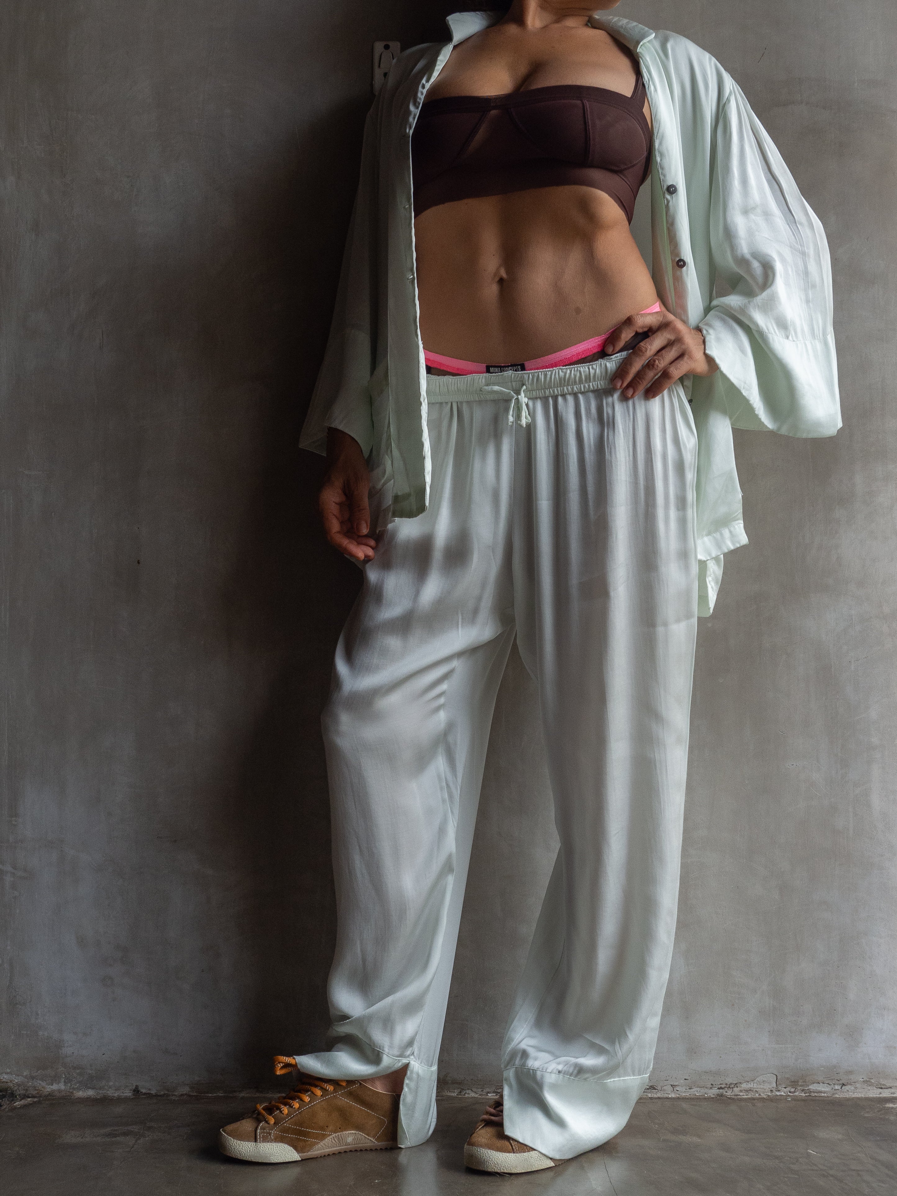 Muka Pants PJ Classic Viscose Satin