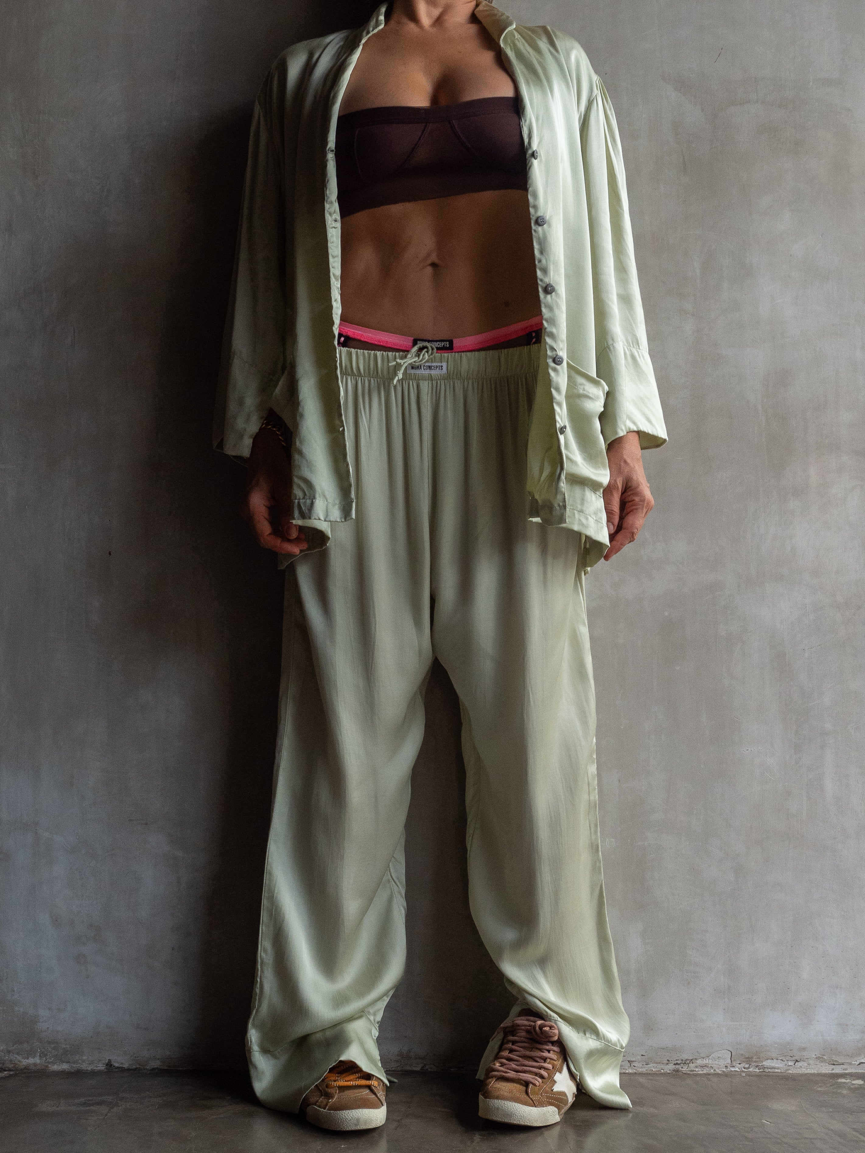Muka Pants PJ Classic Viscose Satin