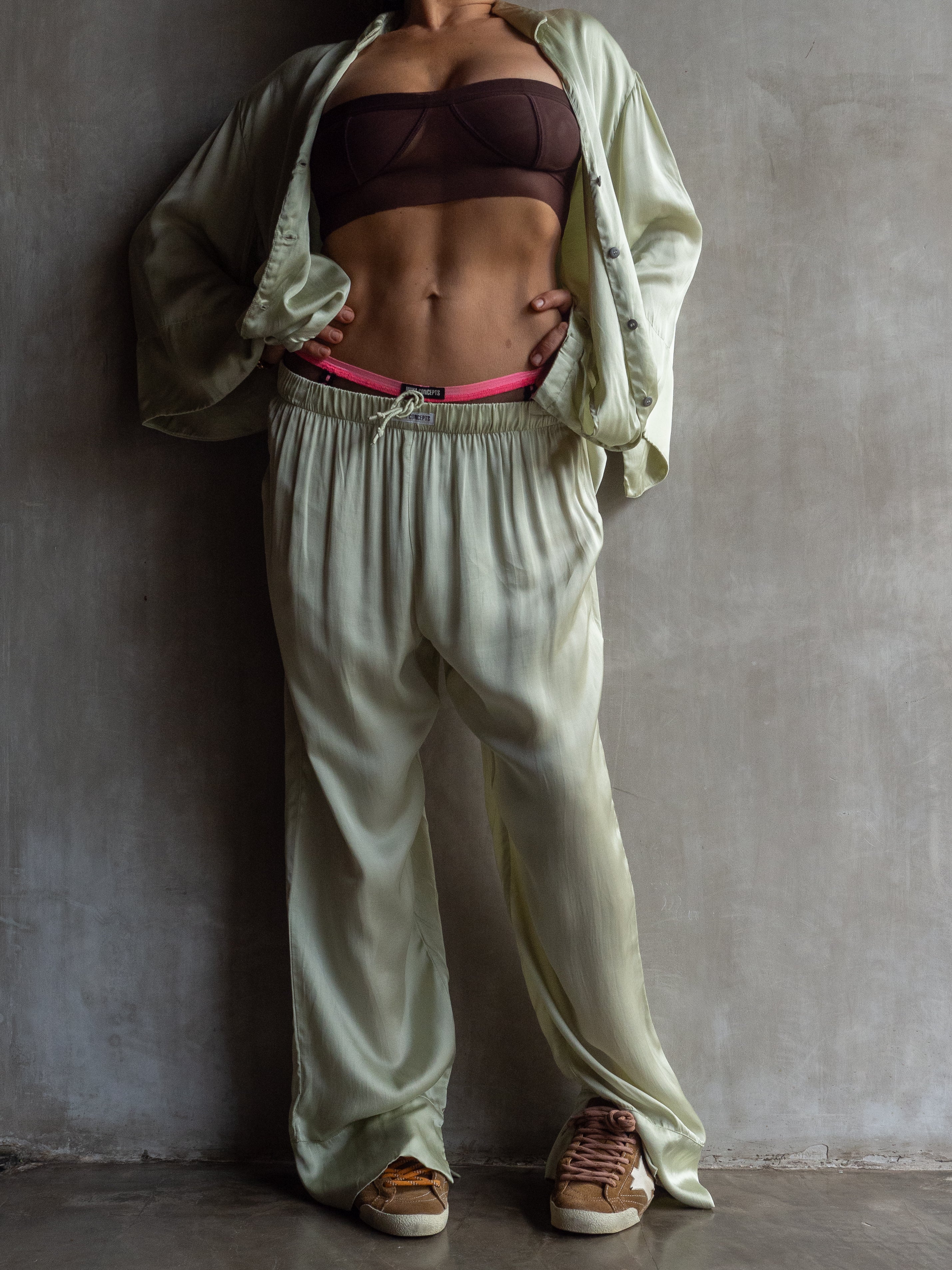 Muka Pants PJ Classic Viscose Satin