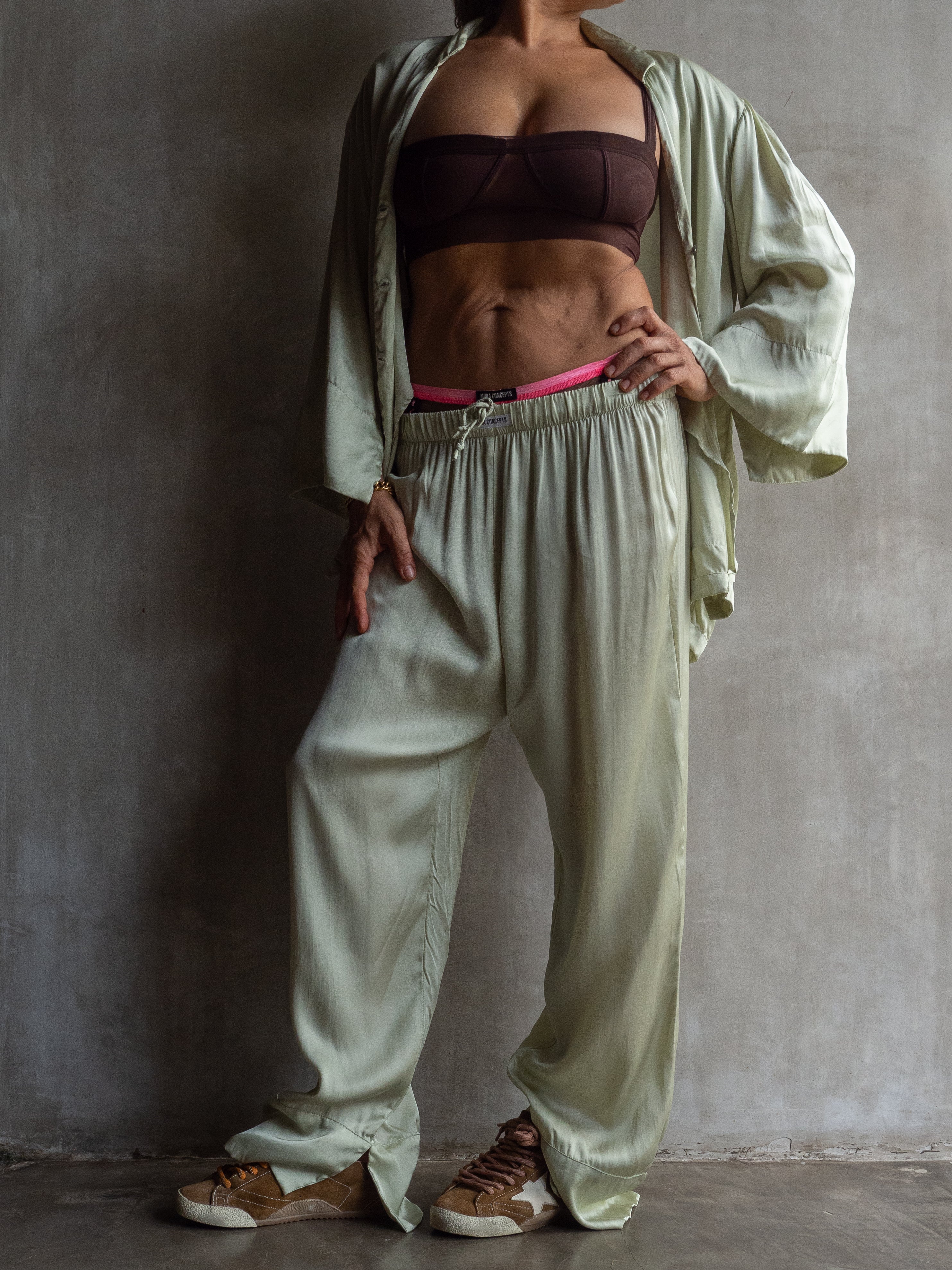 Muka Pants PJ Classic Viscose Satin