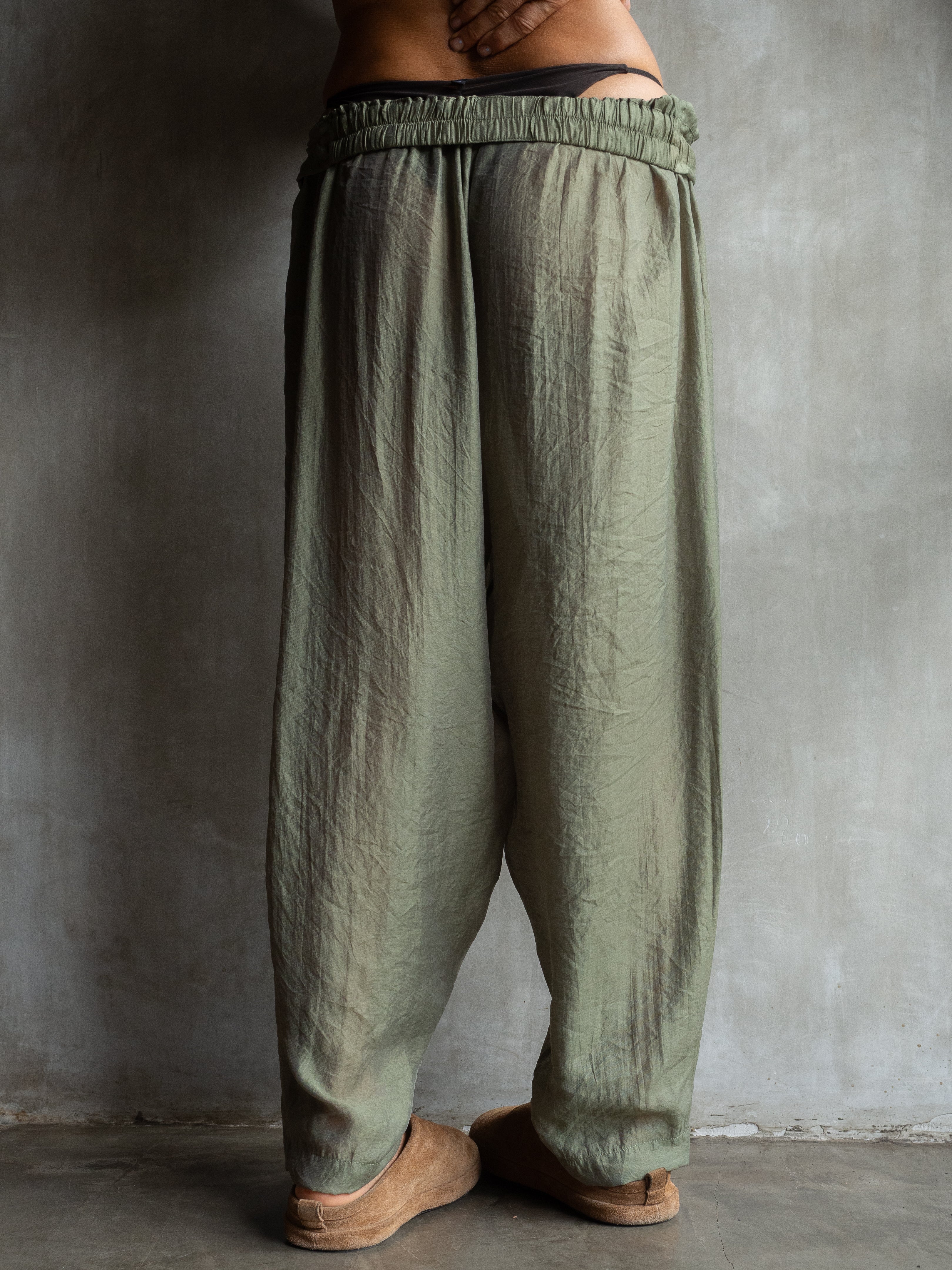 Muka Pants Harem Silk Tencel