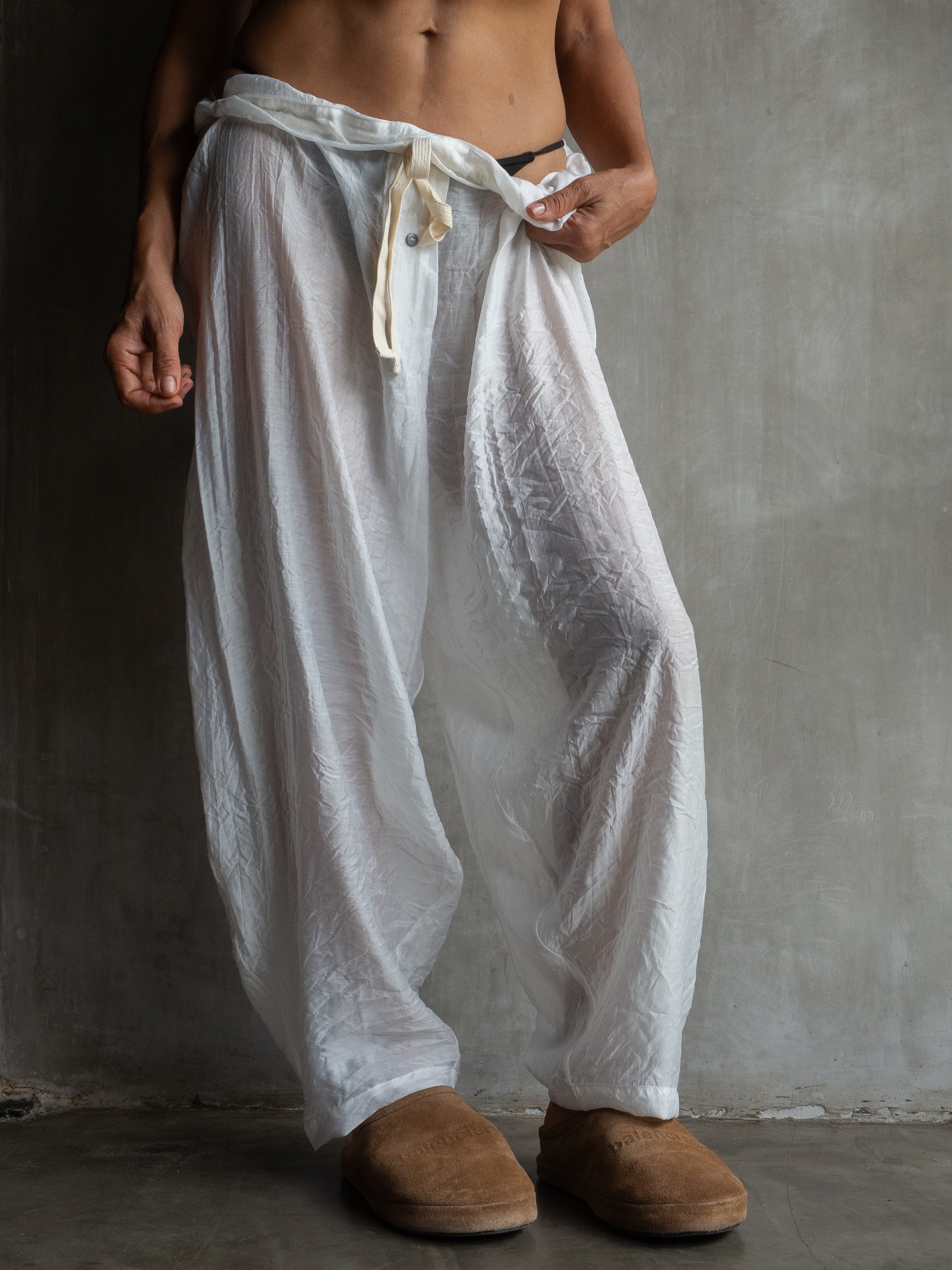 Muka Pants Harem Silk Tencel