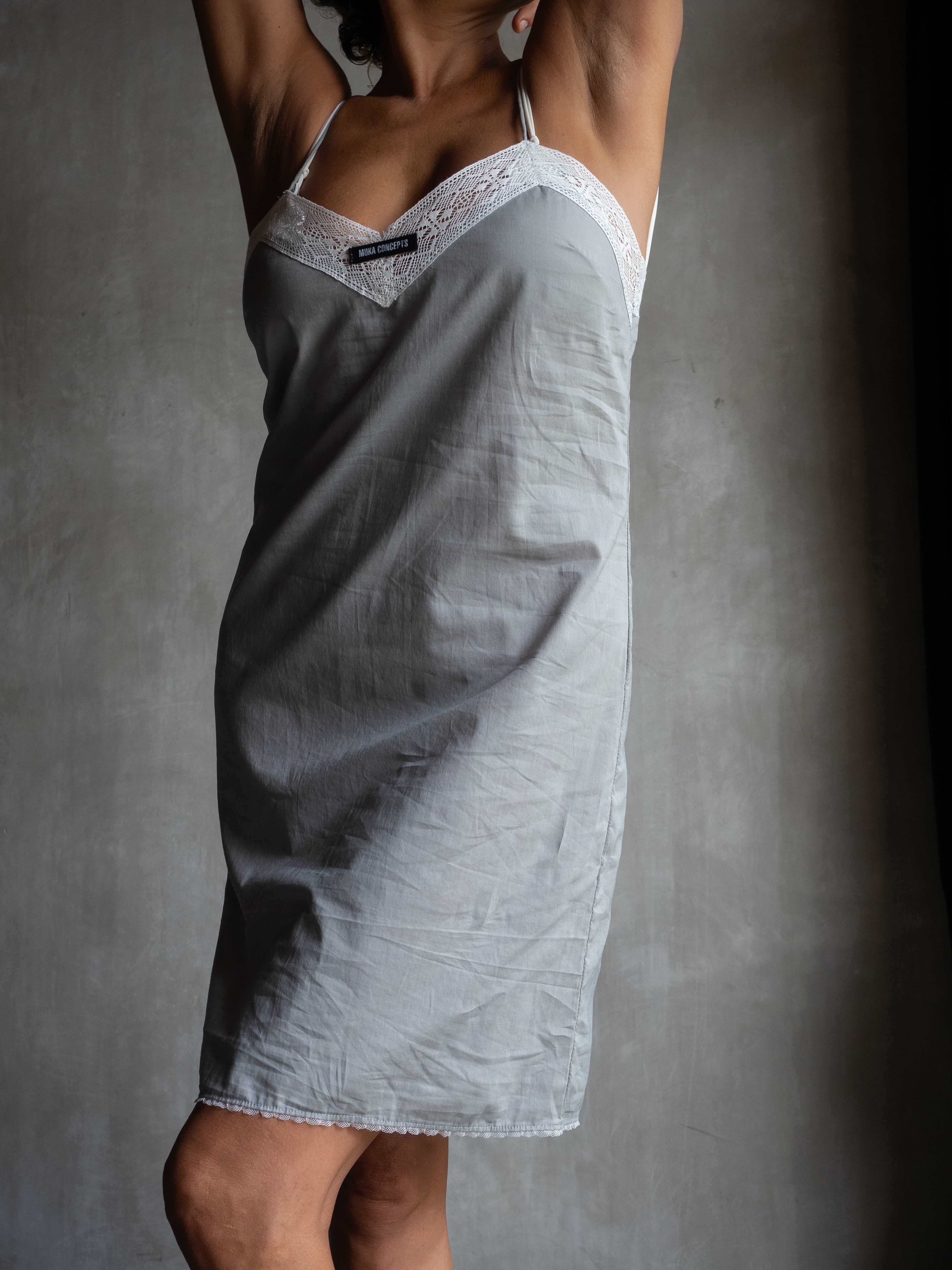 Muka Dress Renda Cotton Short