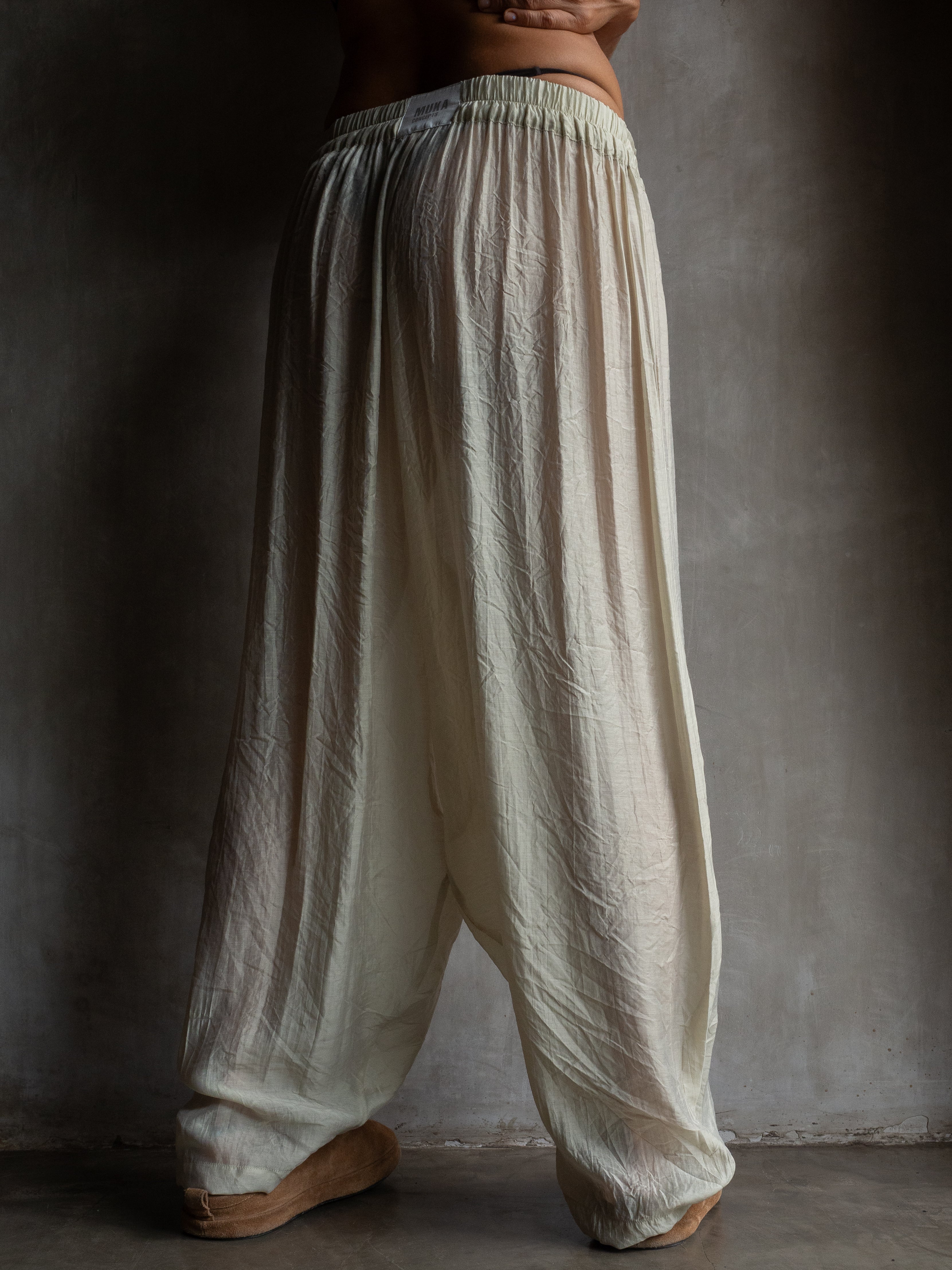 Muka Pants Harem Silk Tencel