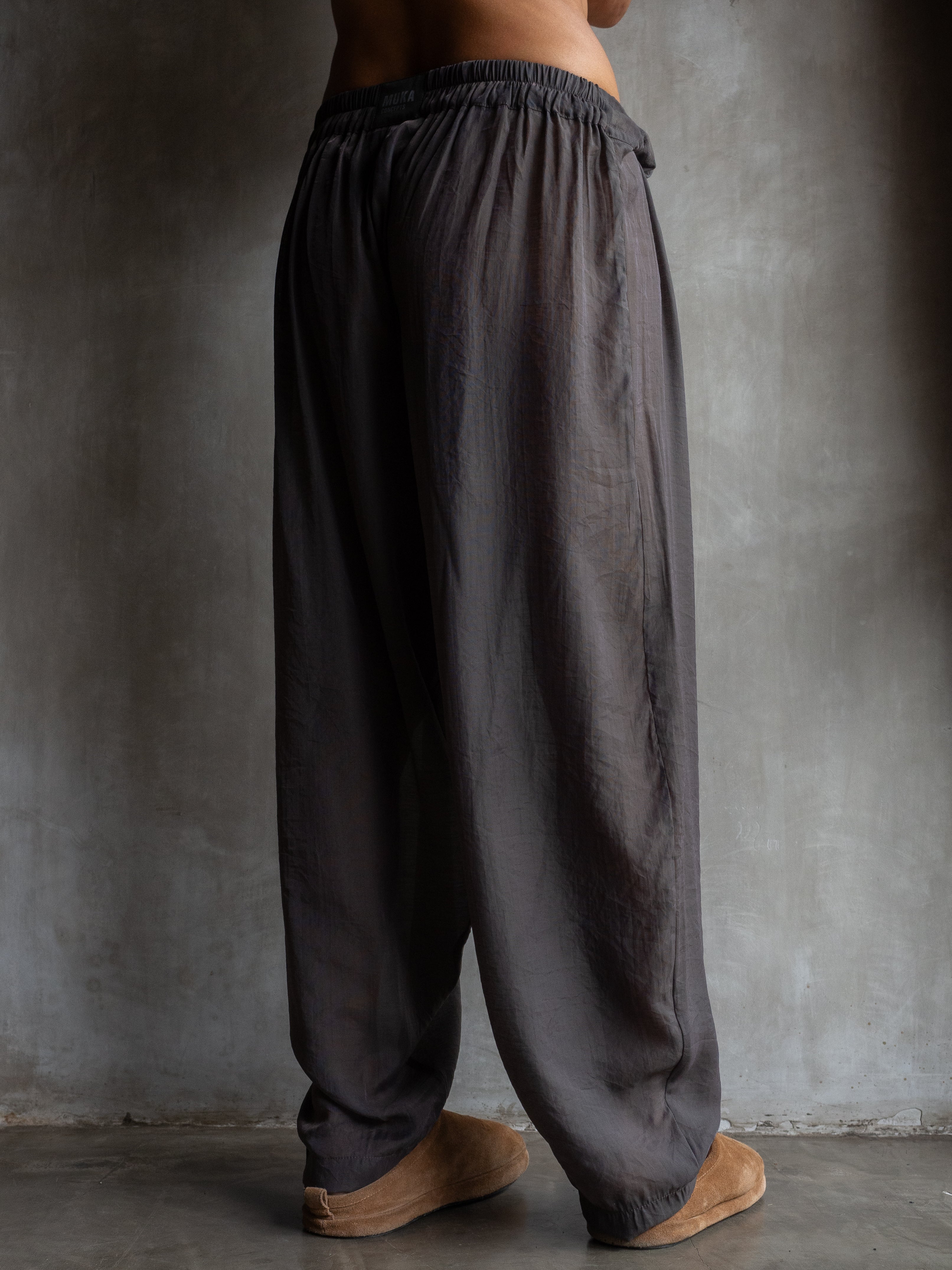 Muka Pants Harem Silk Tencel