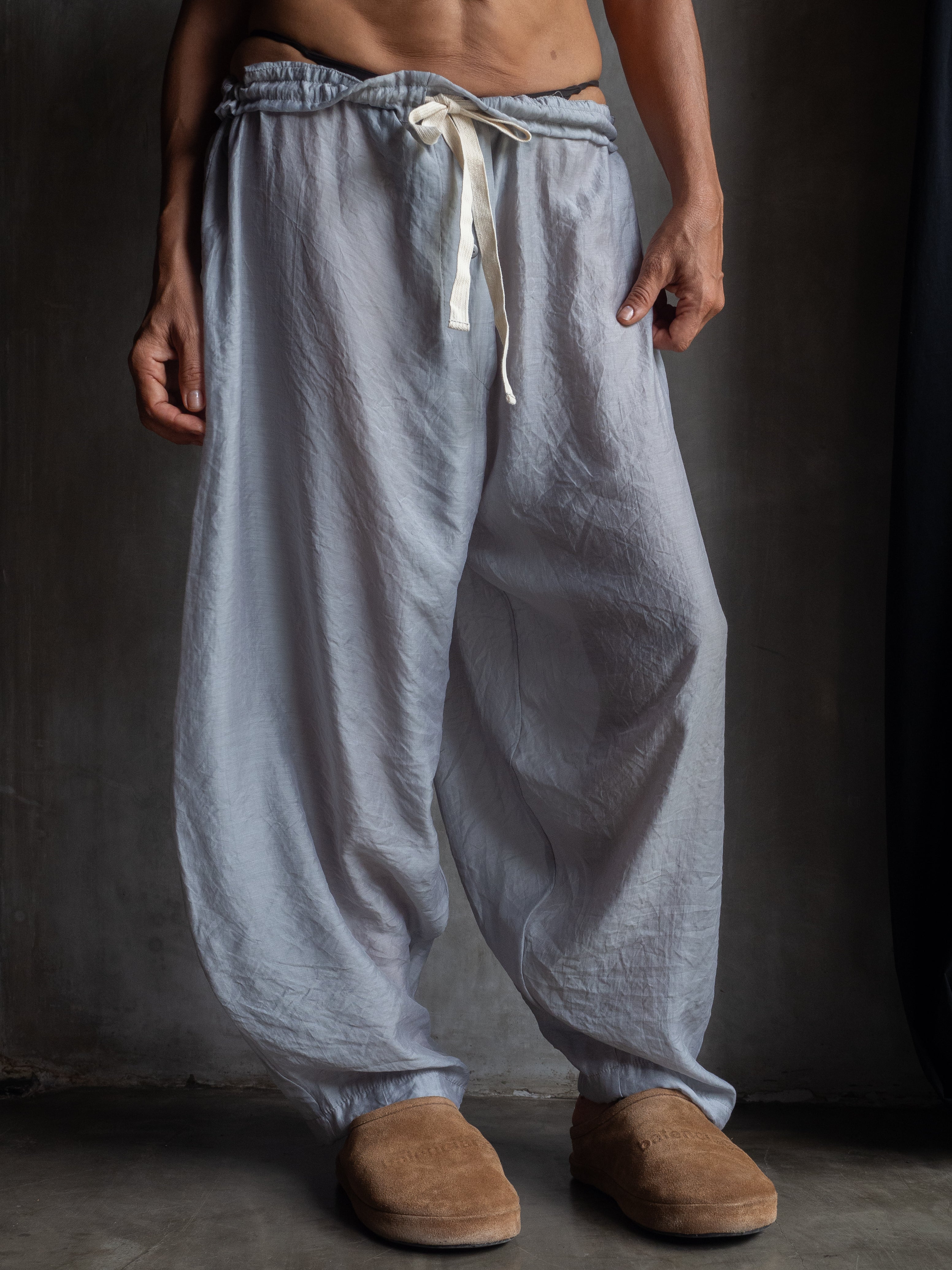 Muka Pants Harem Silk Tencel