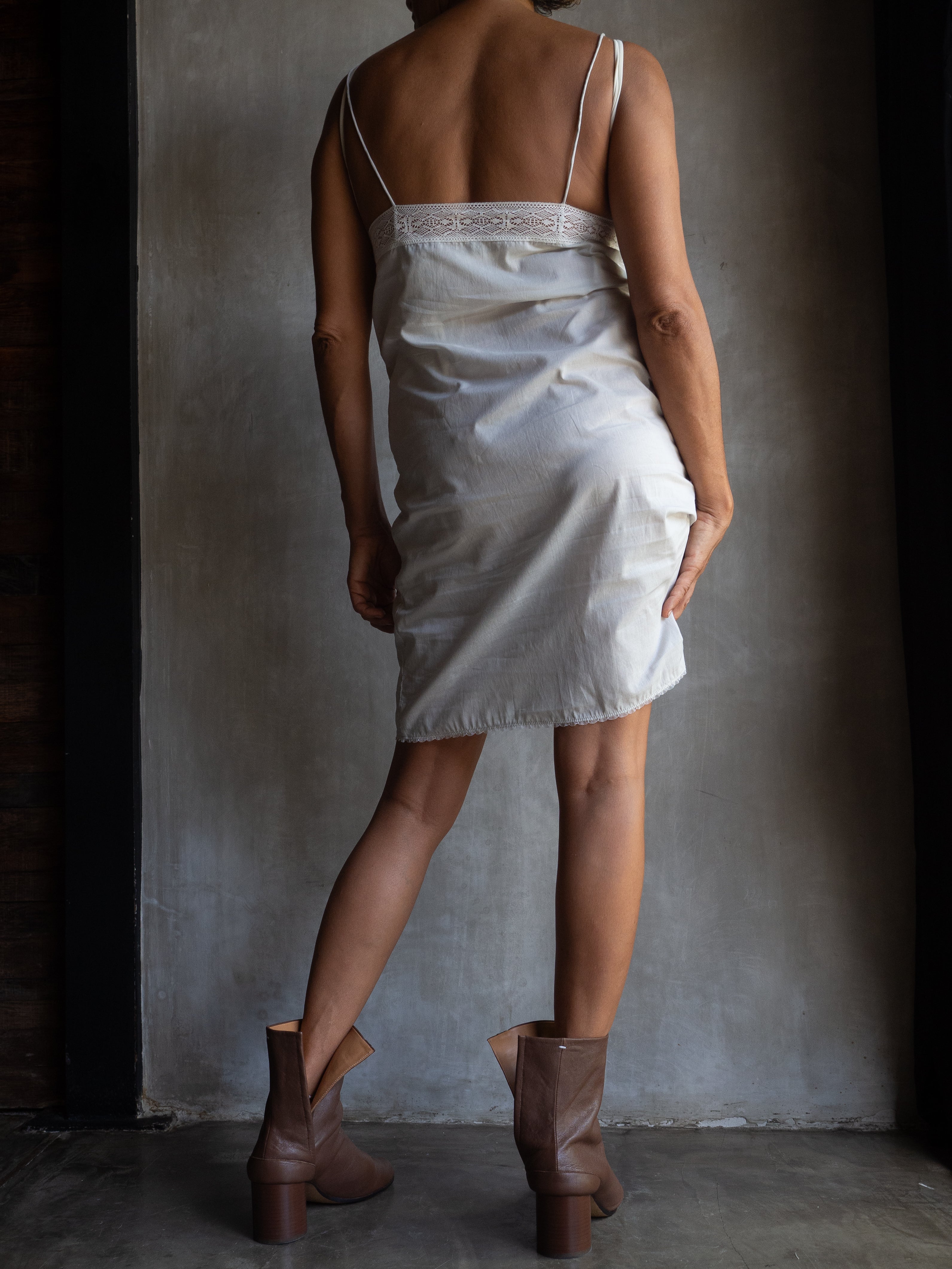 Muka Dress Renda Cotton Short