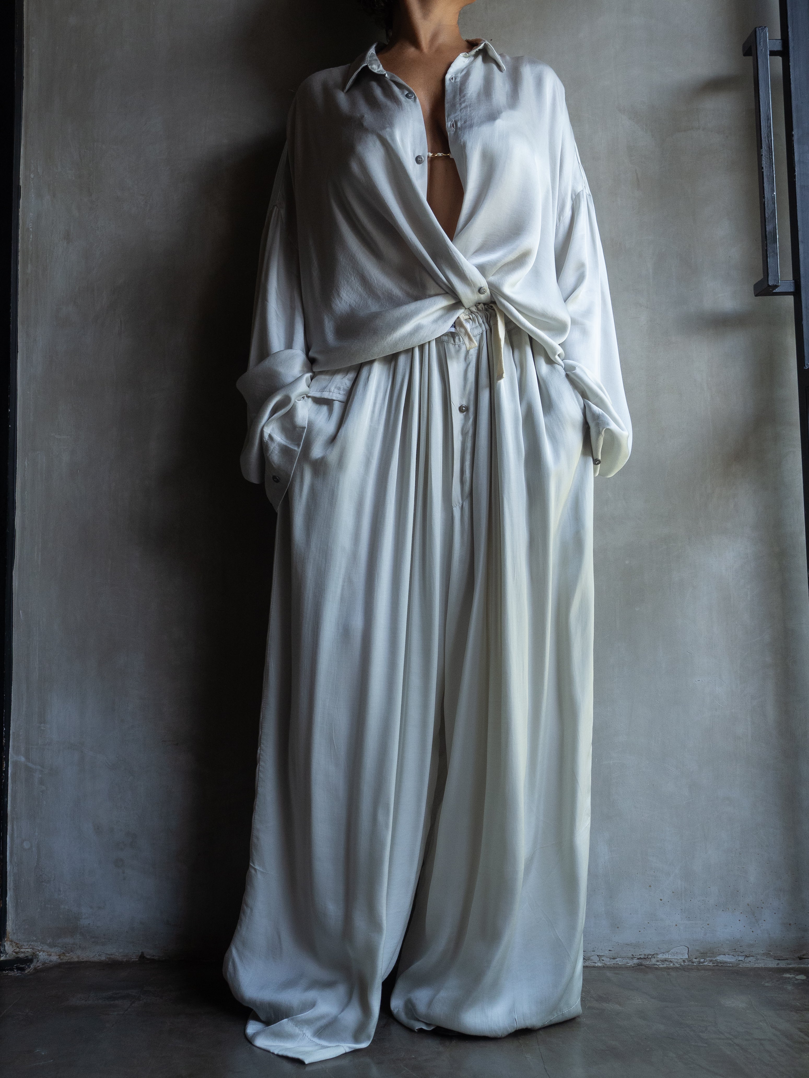 Muka Pants Tali Viscose Satin